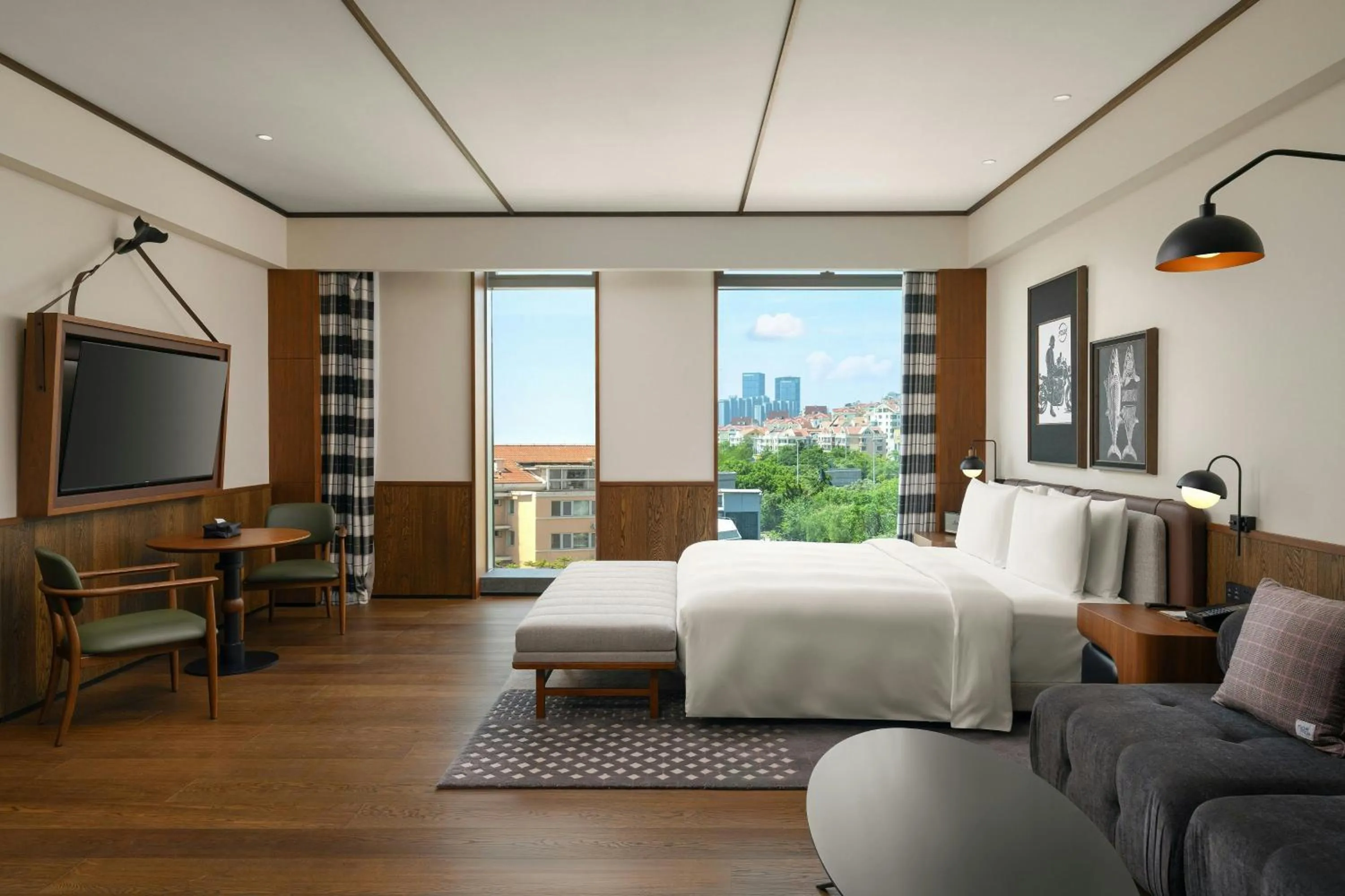 Executive King Room with Partial City View in Flow and Co. Qingdao, Autograph Collection