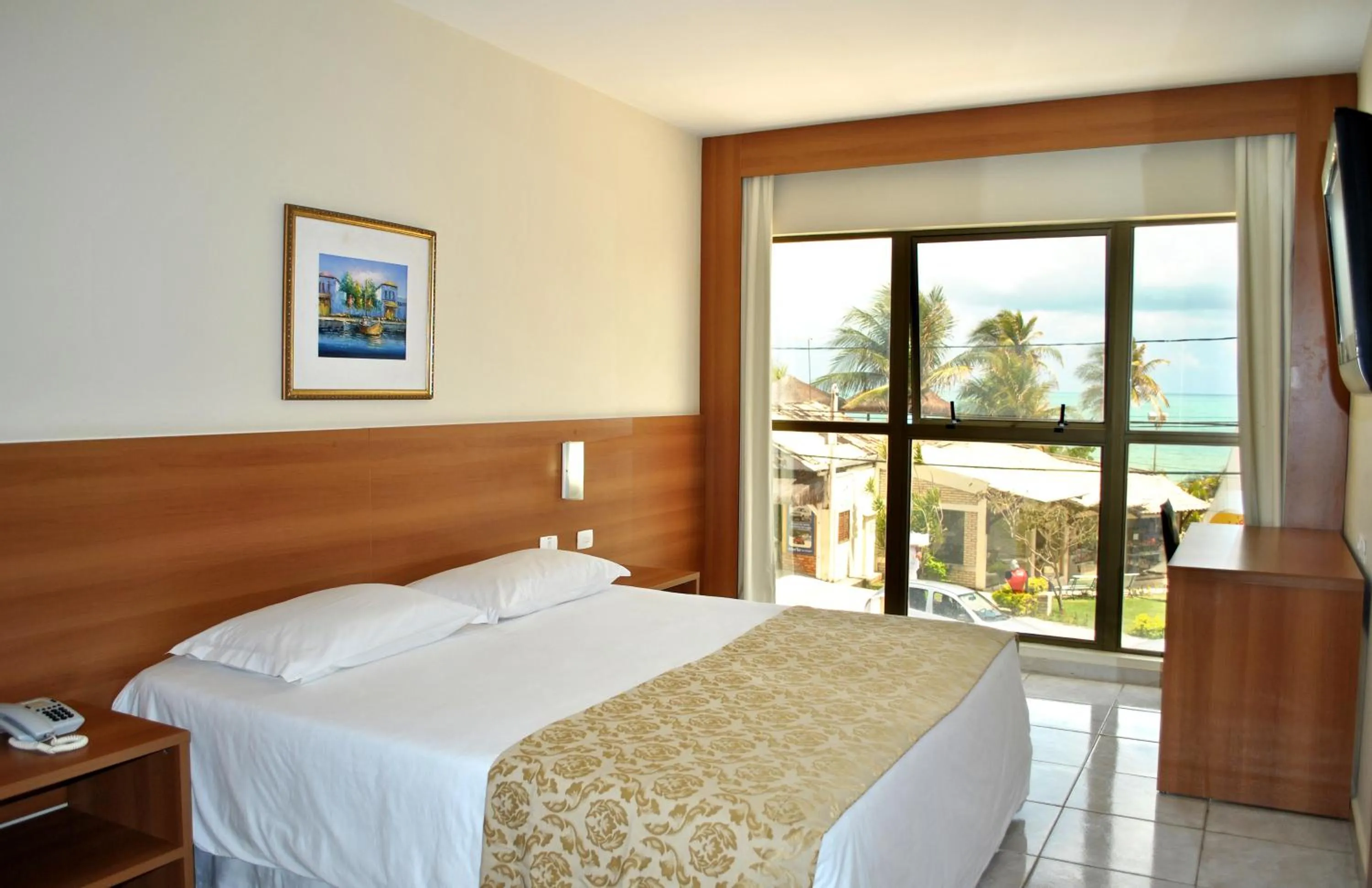 Double or Twin Room with Partial Sea View in Praiamar Natal Hotel & Convention
