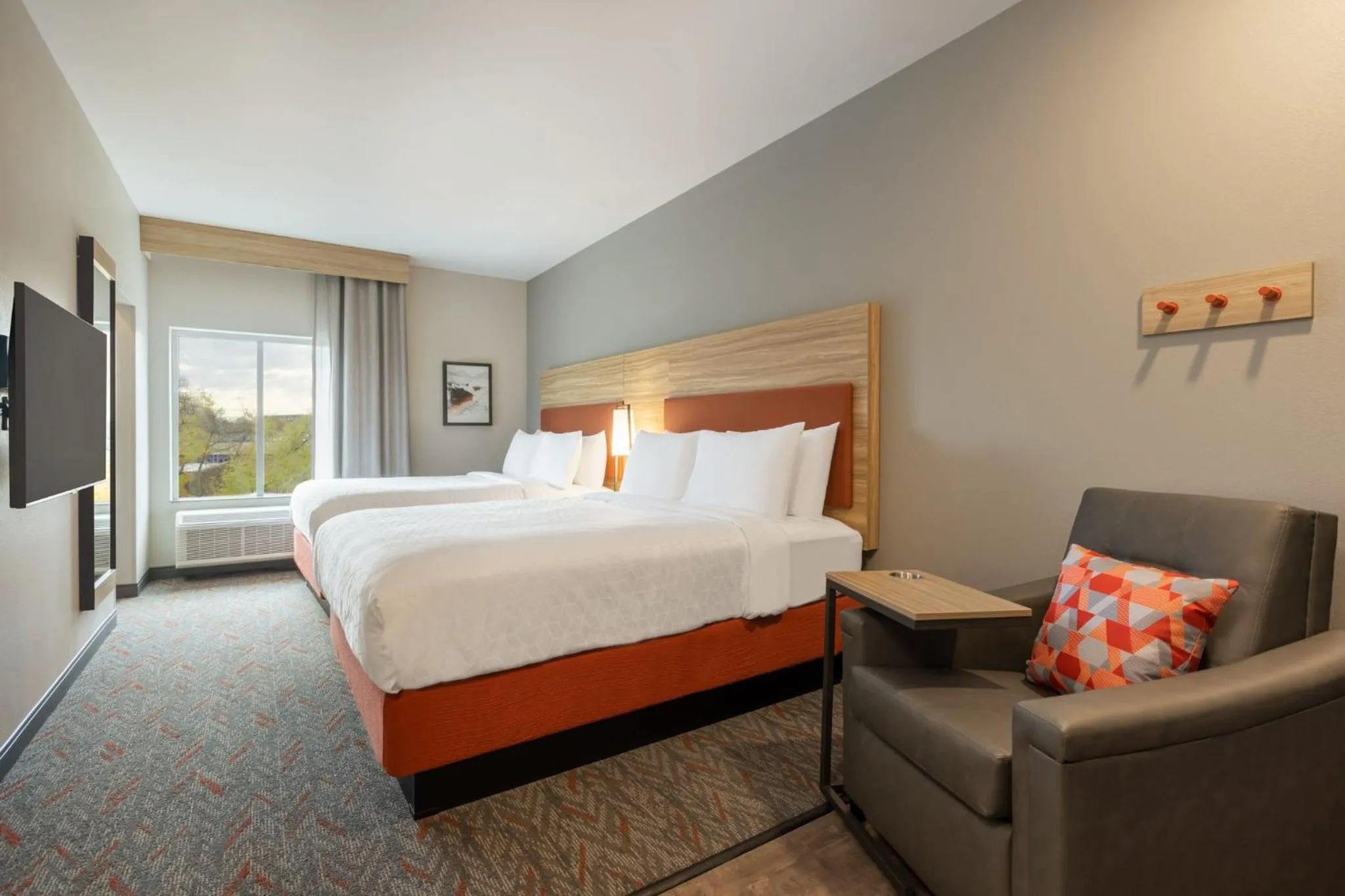 Studio Queen Suite with Two Queen Beds - Communications Accessible in Candlewood Suites Pittston by IHG