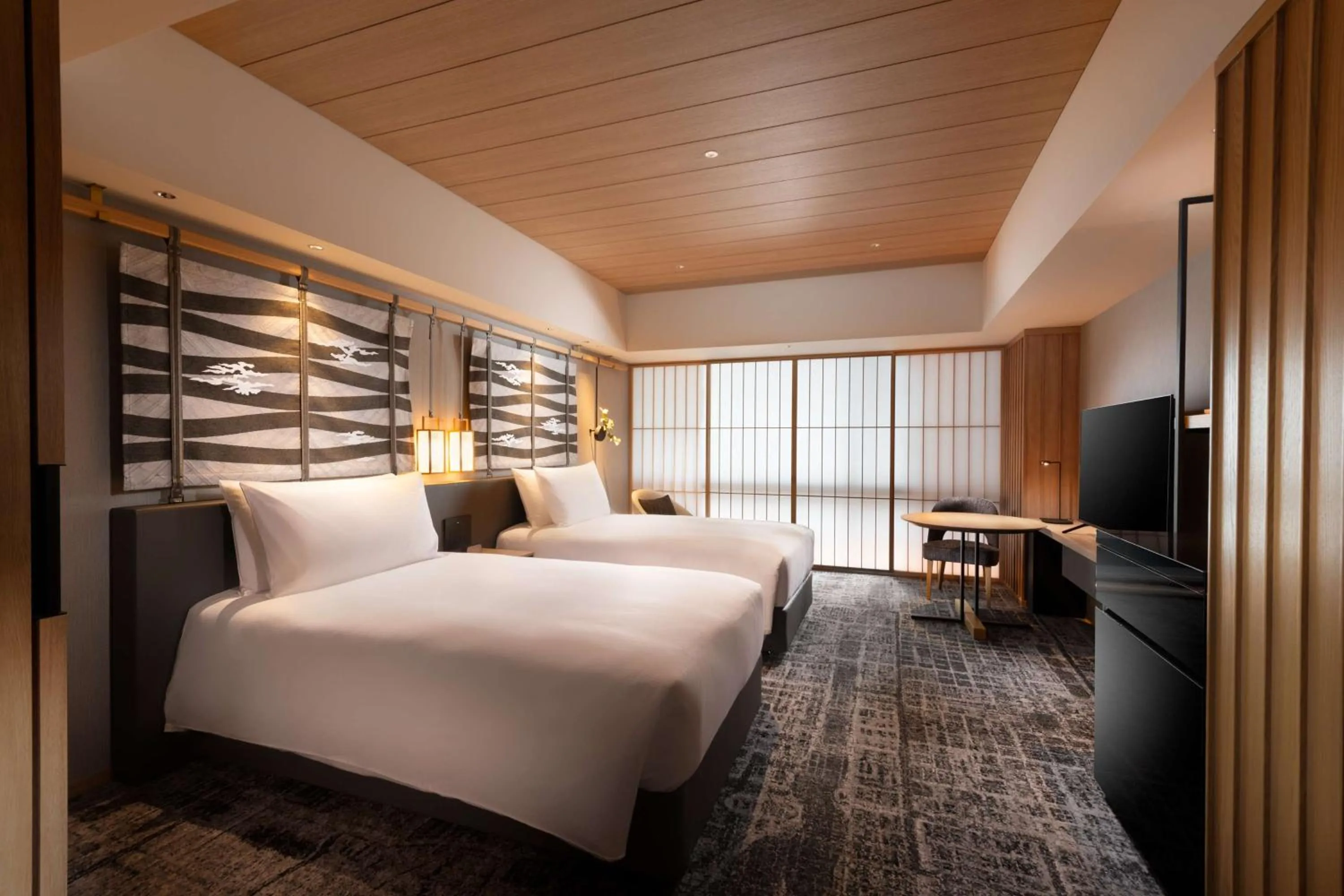 Twin Room in Hilton Kyoto