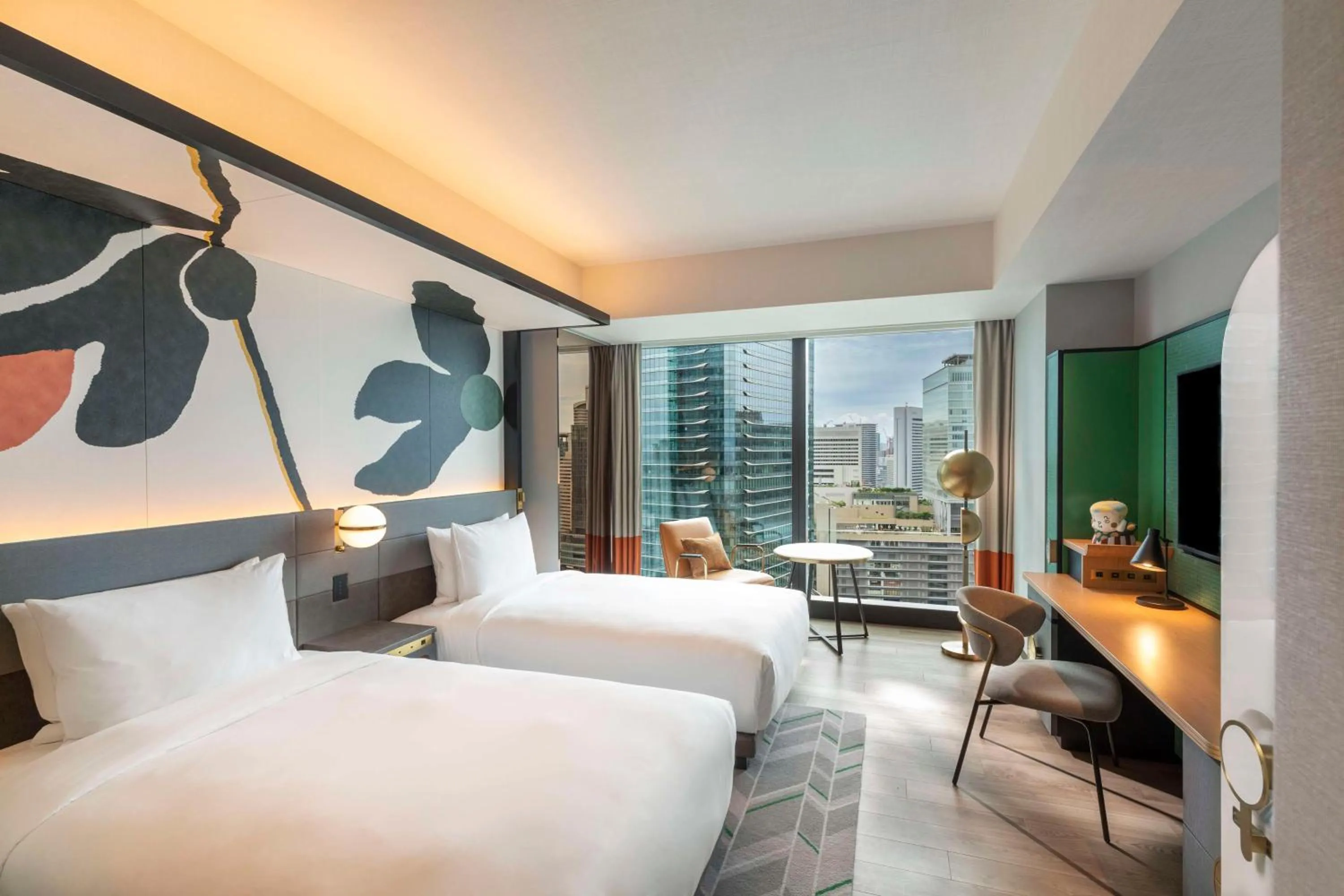 Premium Twin Room in Canopy By Hilton Osaka Umeda