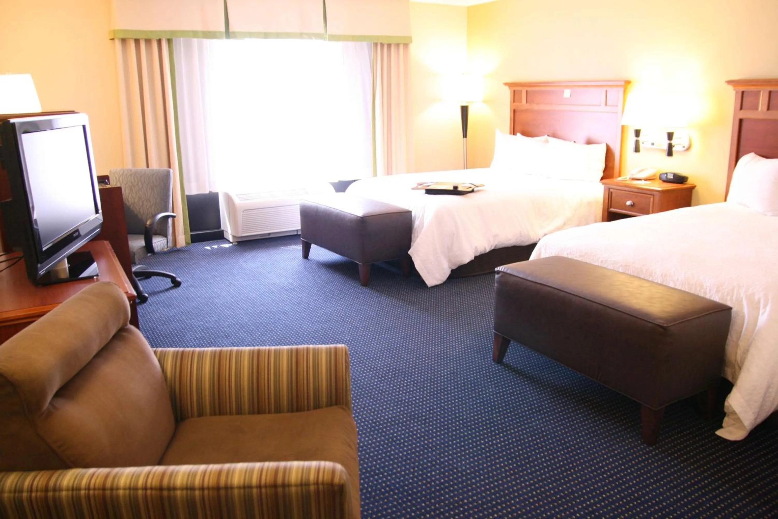 Queen Room with Two Queen Beds - Mobility and Hearing Access/Non-Smoking in Hampton Inn Warrenton, Va