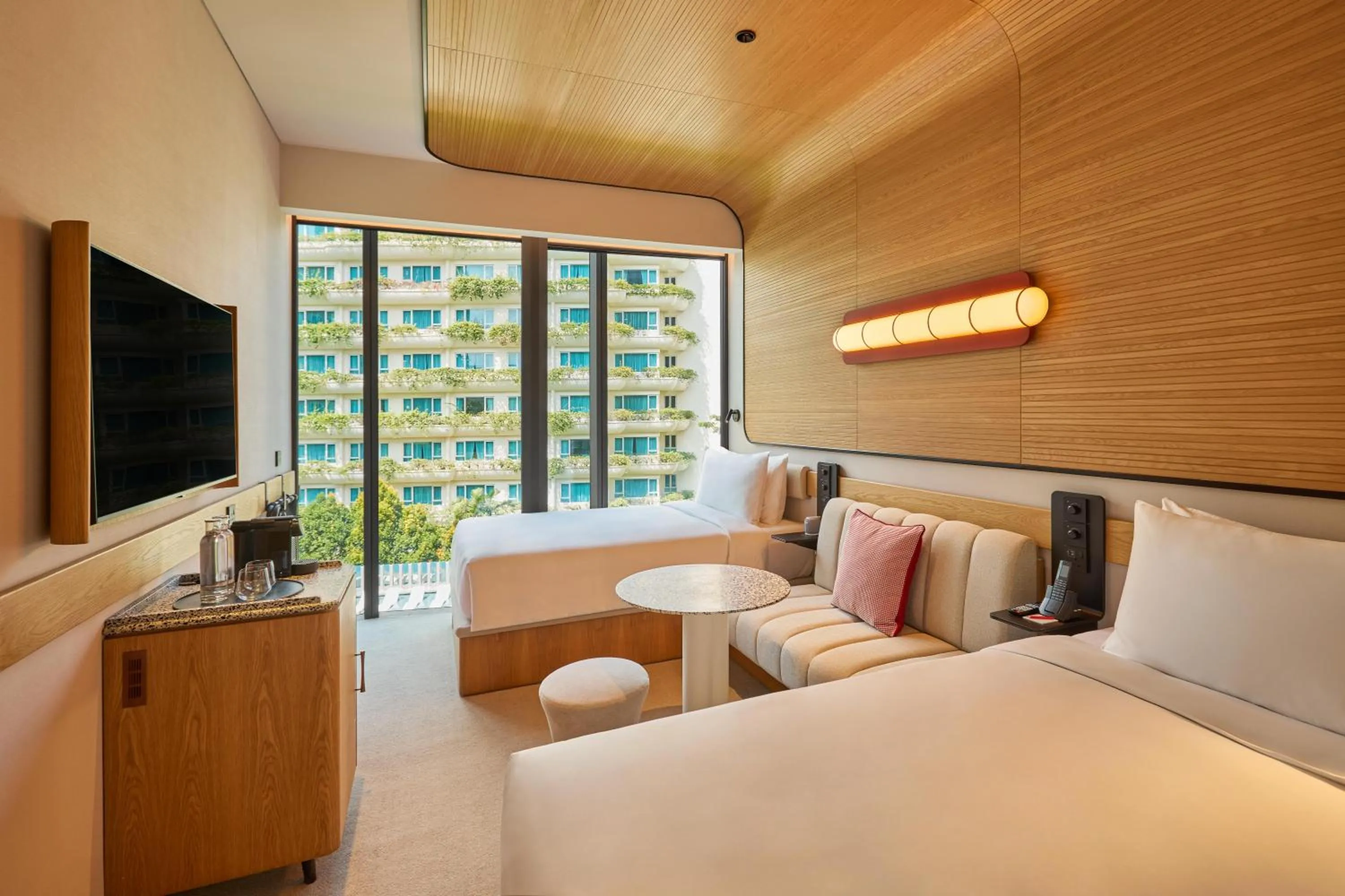 Twin Room with Pool View in The Standard, Singapore
