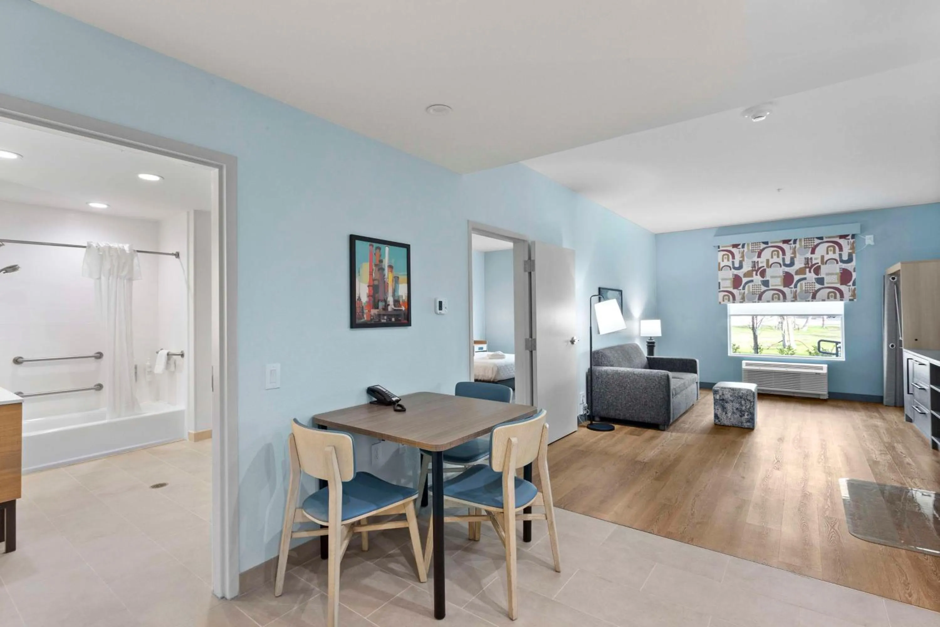 Studio Suite with Two Queen Beds and Tub - Mobility Access in Home2 Suites By Hilton Lake Jackson