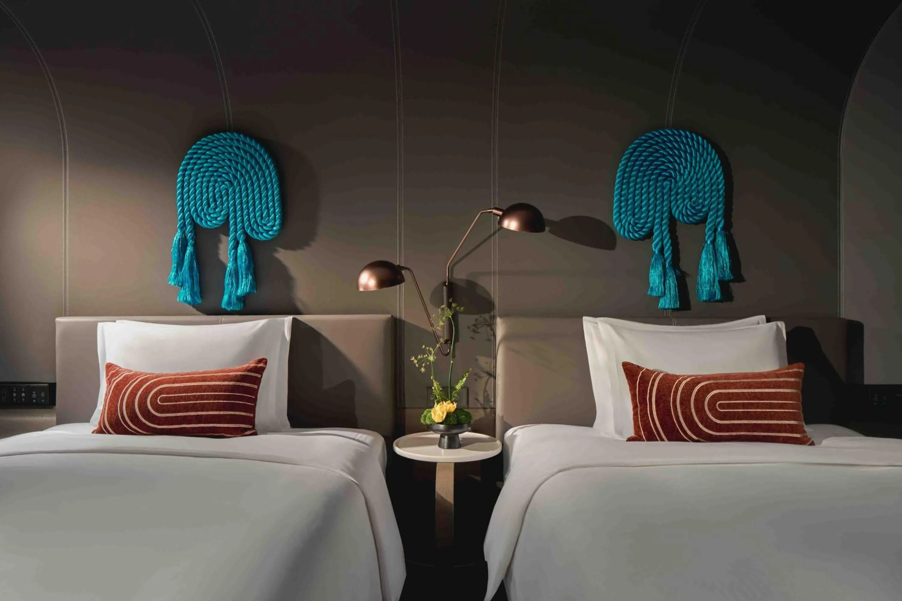 Premium Double Room with Two Double Beds and River View in Hotel Indigo Ningbo Riverside by IHG