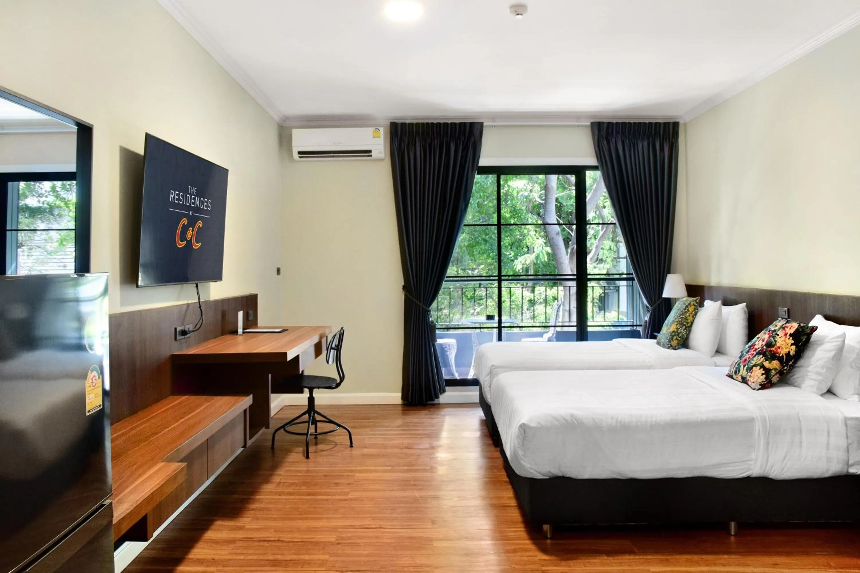 Twin Room with Bathroom in The Residences at C&C