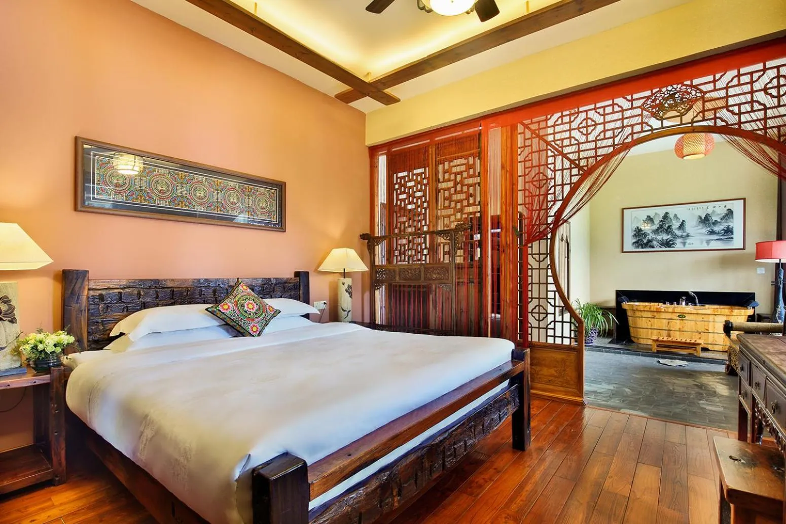 Superior King Bed Suite in Yangshuo Mountain Nest Boutique Hotel