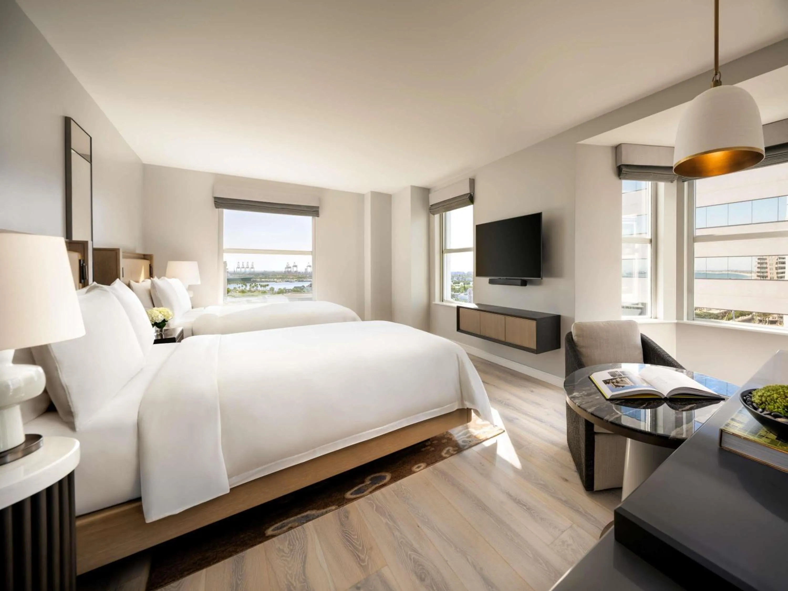 Fairmont Room with Two Queen Beds and City View in Fairmont Breakers Long Beach