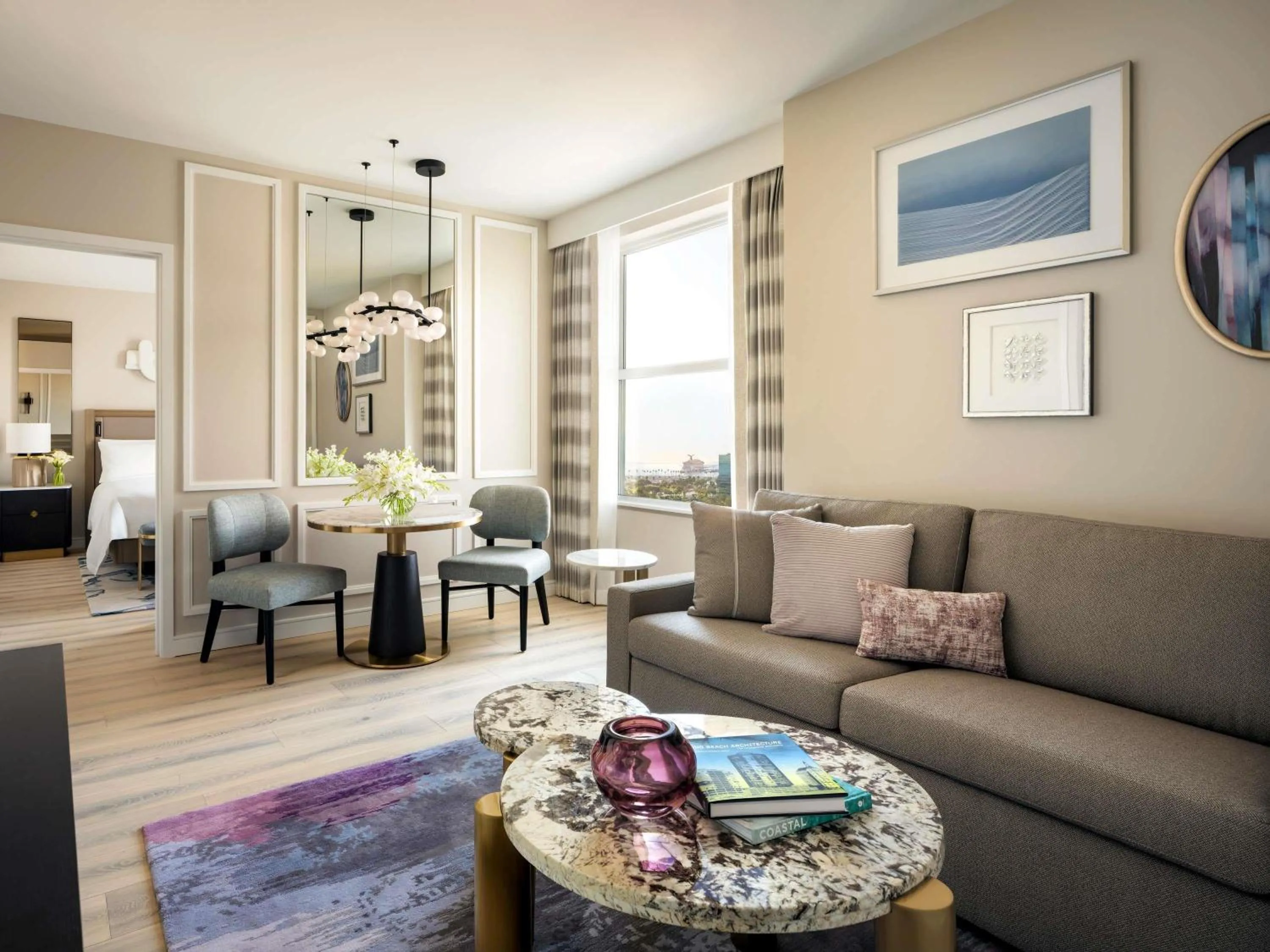 One Bedroom King Suite with City View in Fairmont Breakers Long Beach