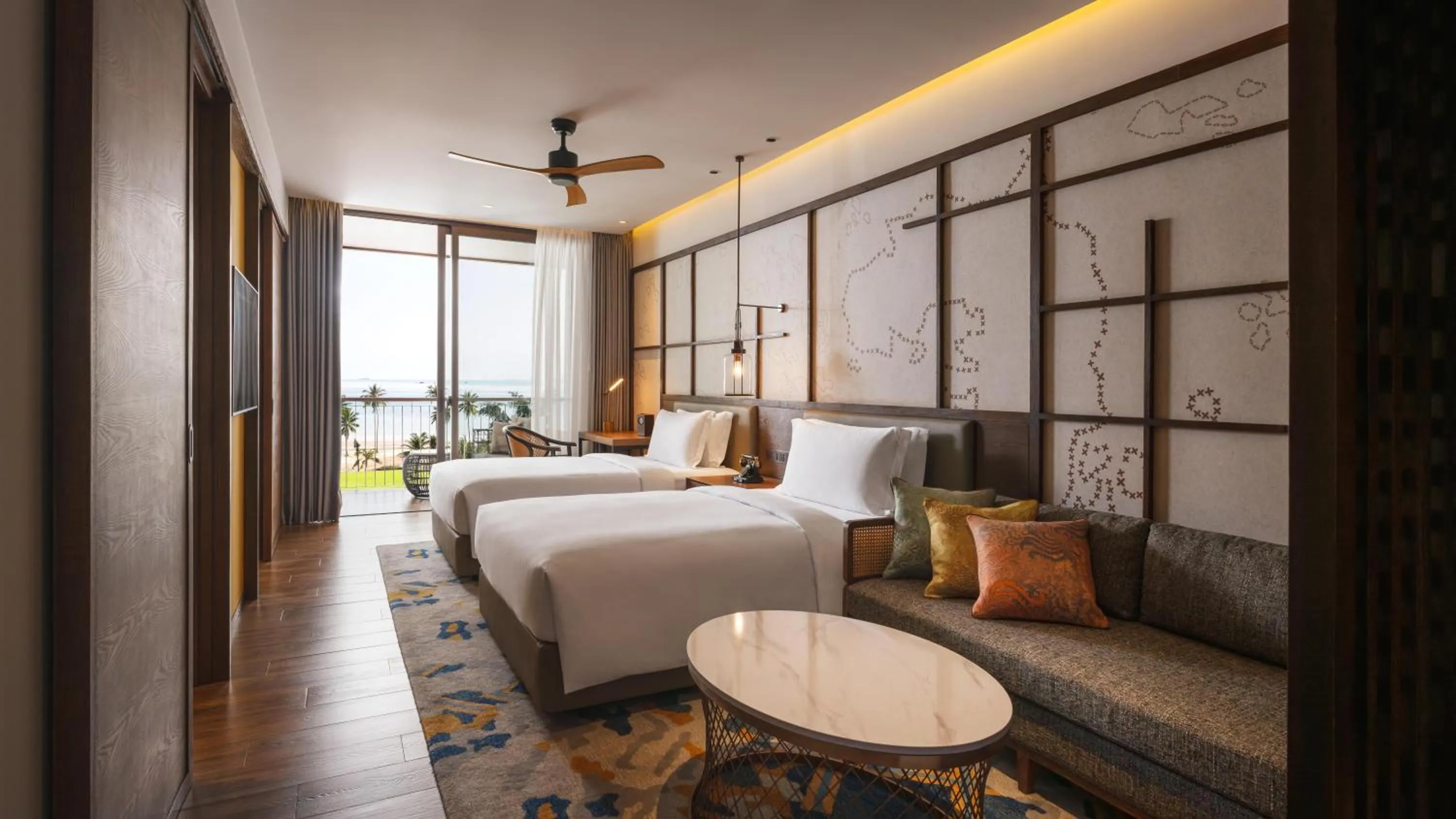 Standard Ocean View - Two Double Beds in Hotel Indigo Bintan Lagoi Beach by IHG