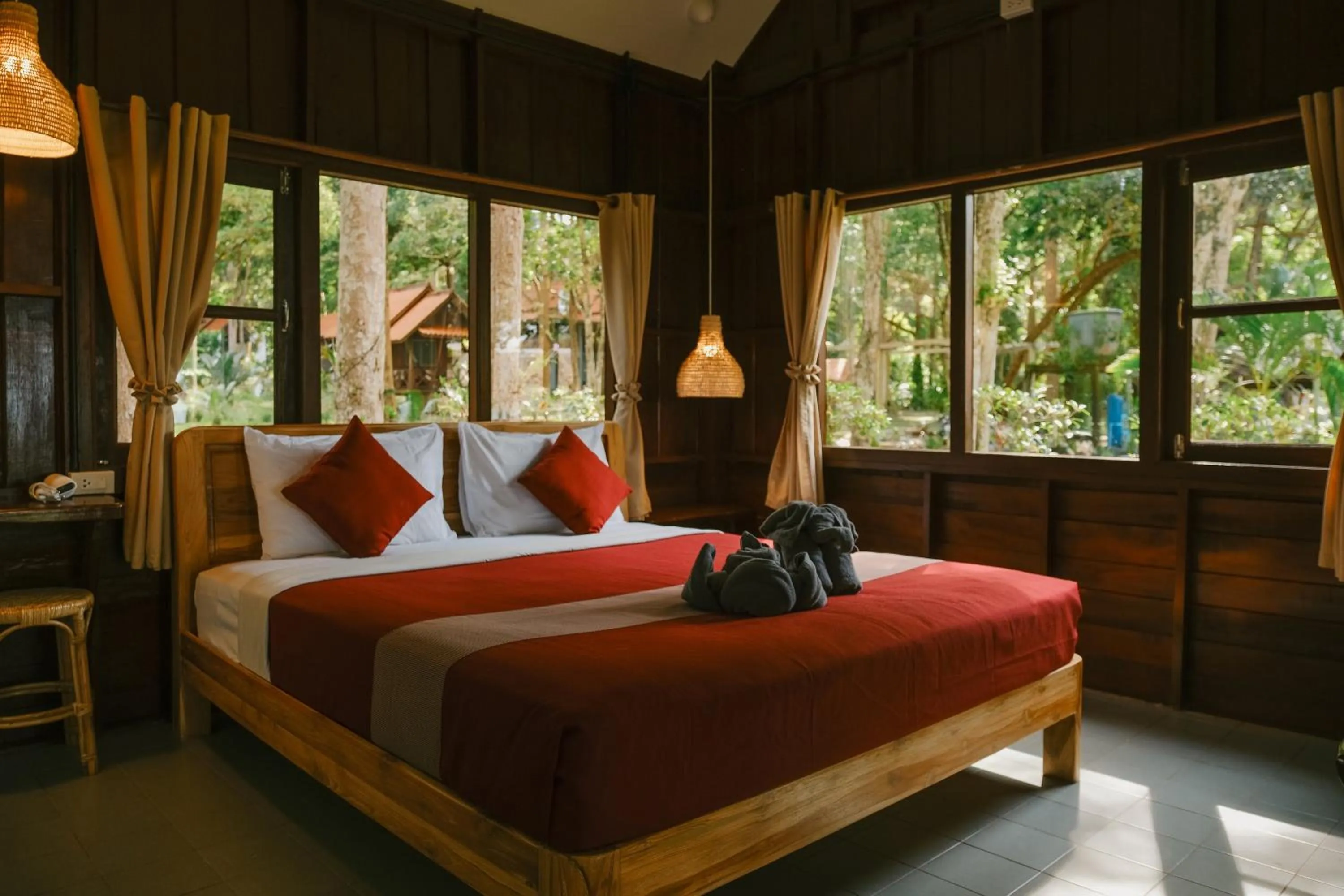 Deluxe Bungalow - Air Conditioning in JOY Bungalow Resort and Restaurant