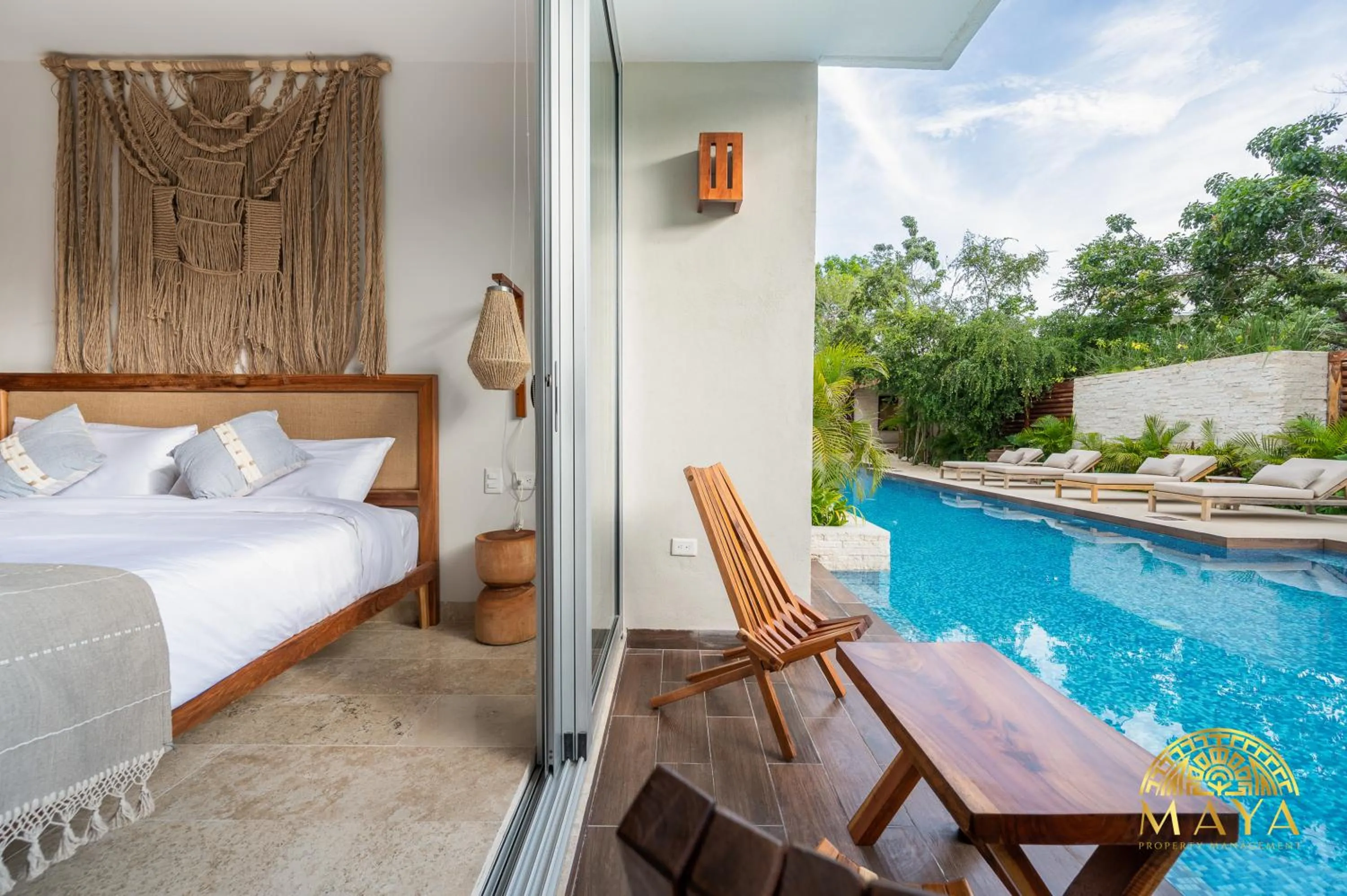 Deluxe Double or Twin Room with Pool Access in Nhoa Tulum Aparthotel by Maya PM