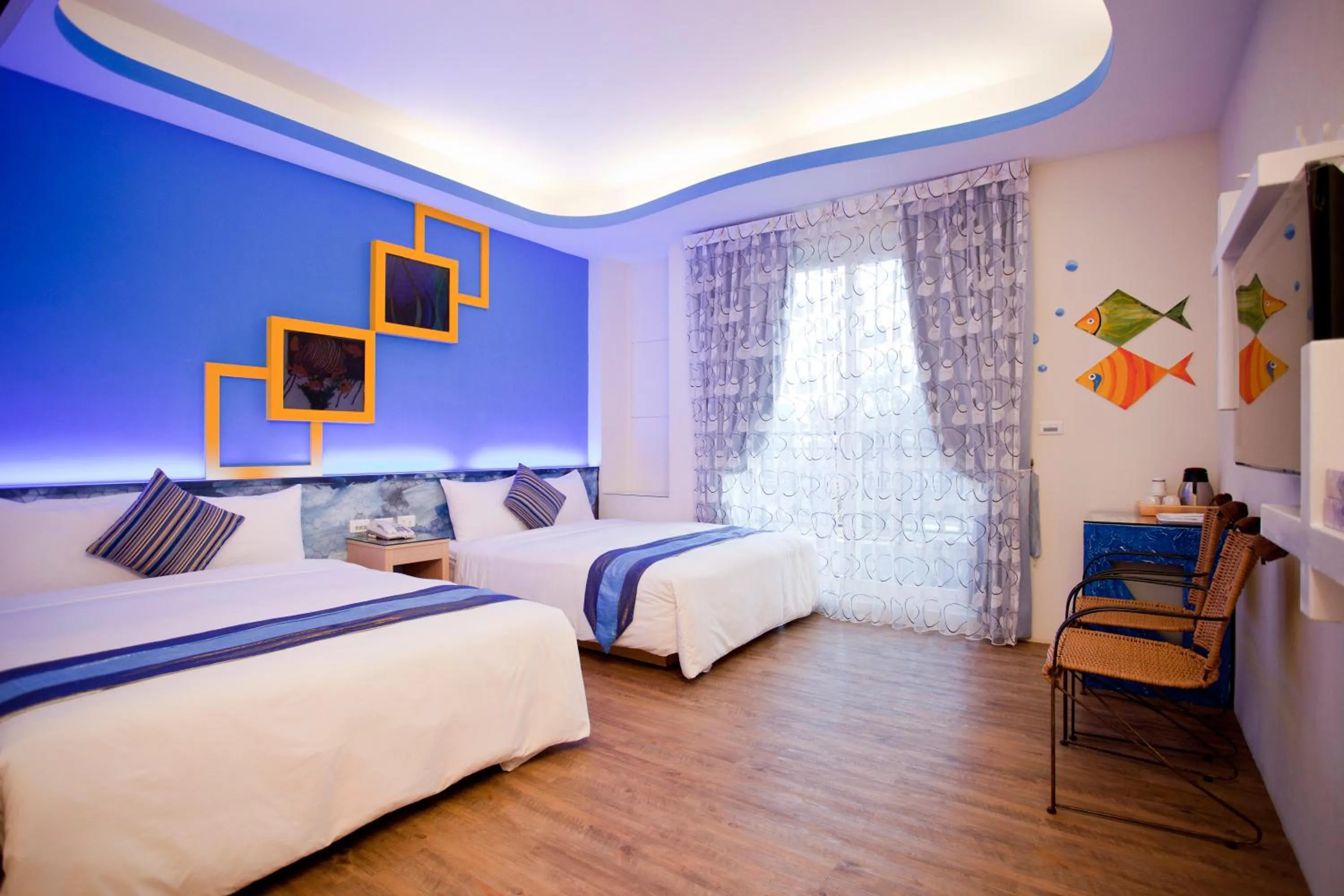 Quadruple Room with Balcony in Millennium Inn