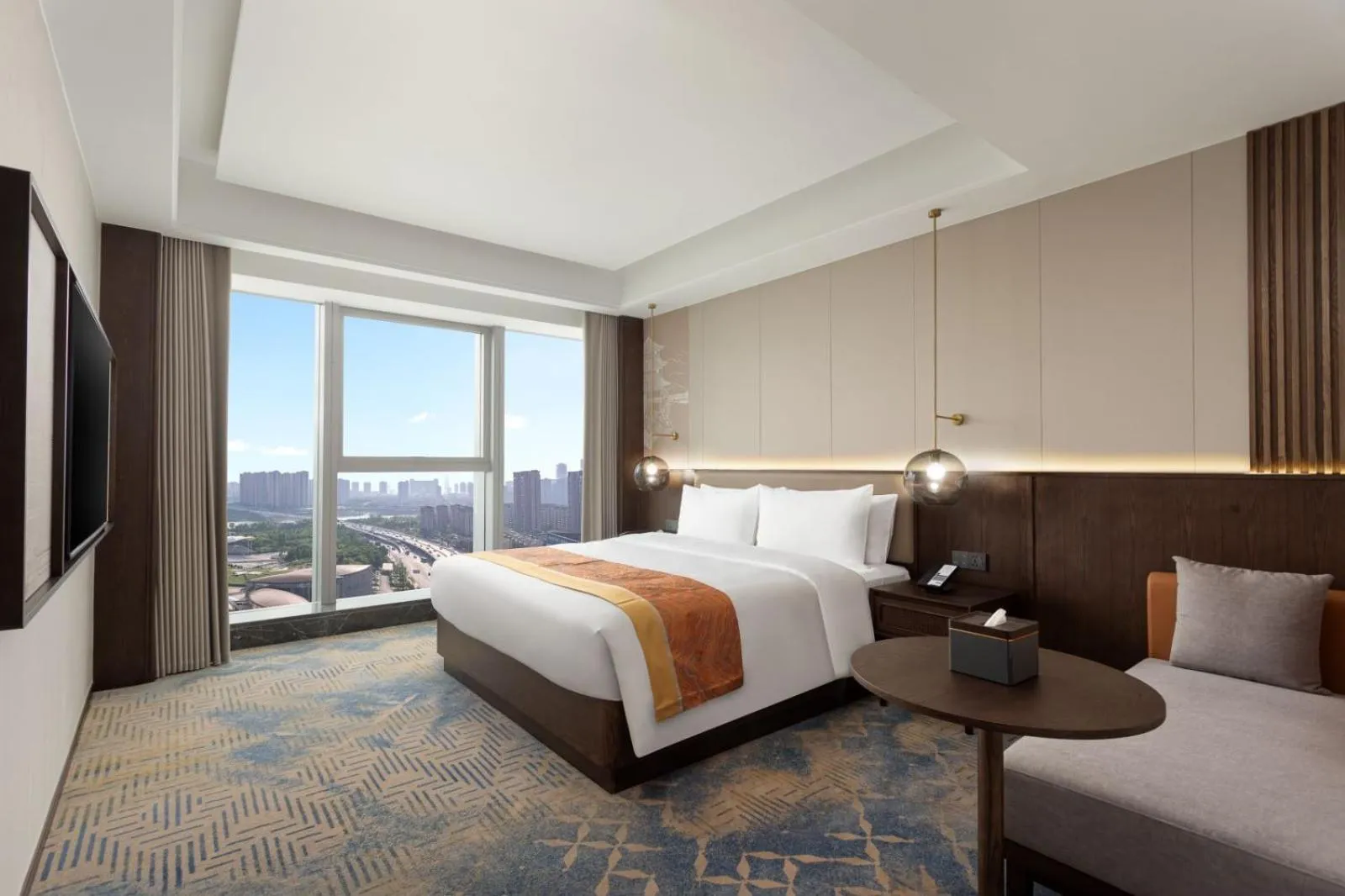 Executive King Room with Panoramic View - Non-Smoking in Hawthorn by Wyndham Changsha Furong