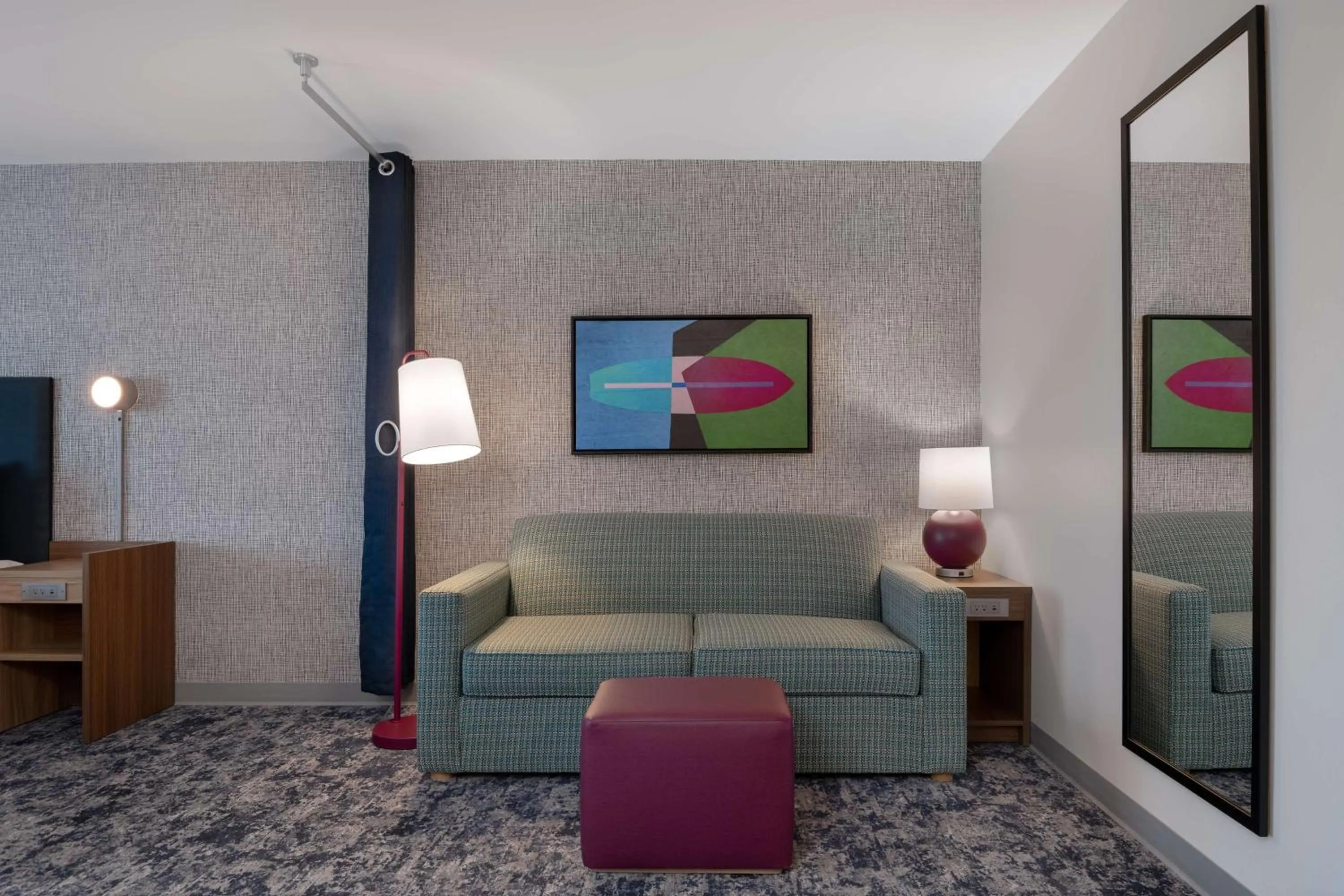 King Studio Suite with Accessible Tub - Mobility Access in Home2 Suites By Hilton Sheboygan