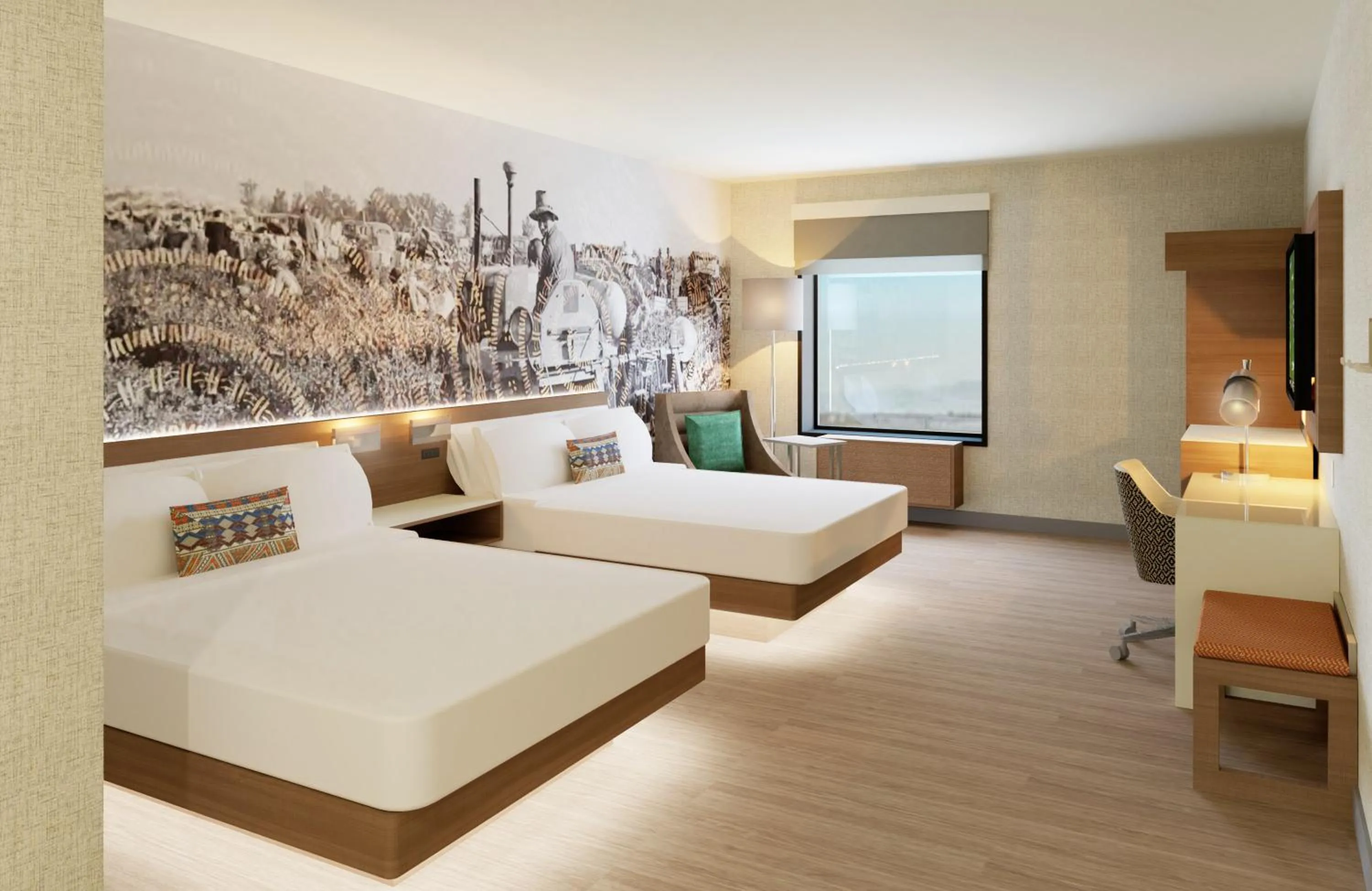 Queen Room with Two Queen Beds in Cambria Hotel El Centro - Imperial