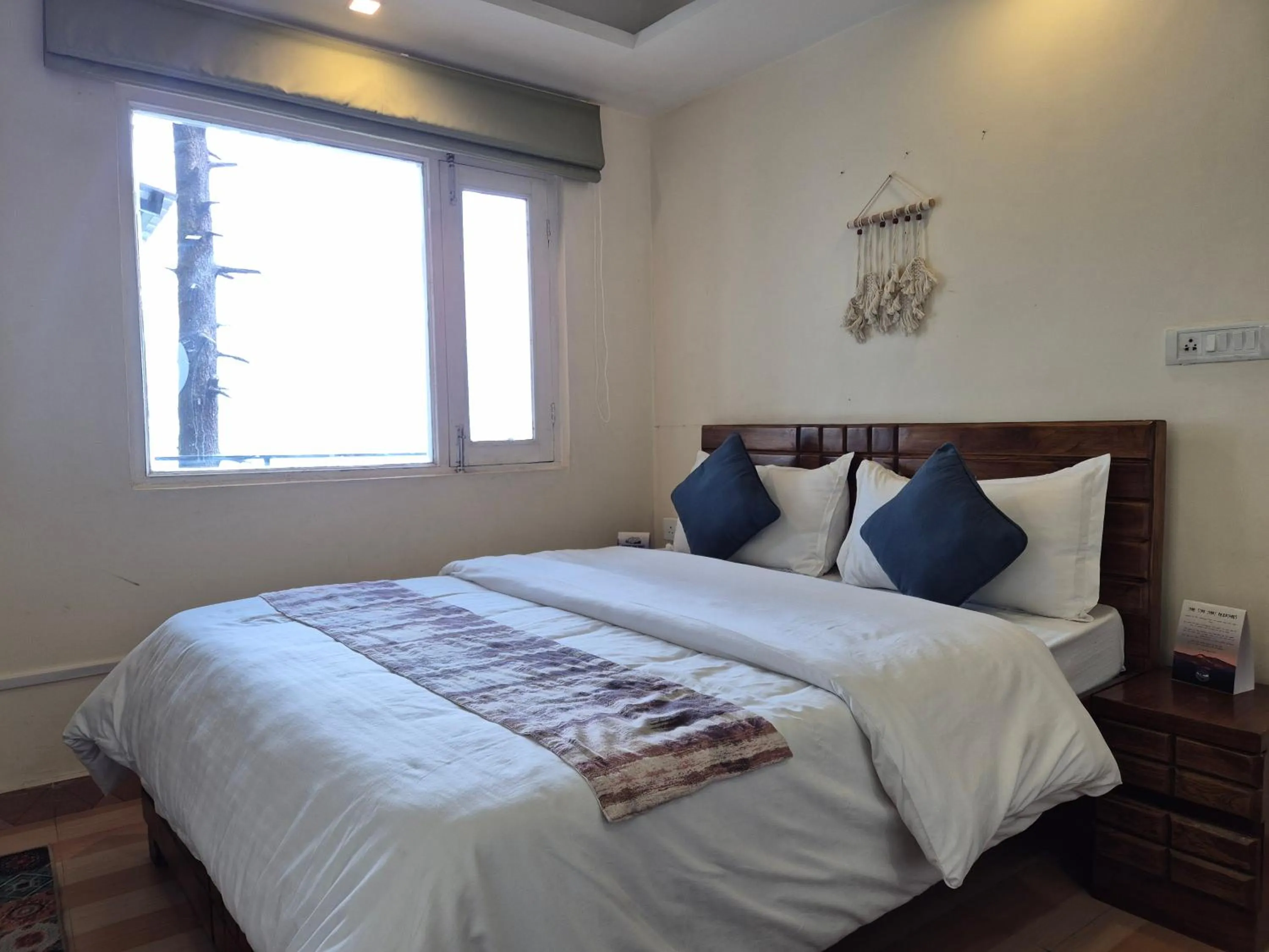 Fireside Room in The Coverpage Boutique Stays Mussoorie