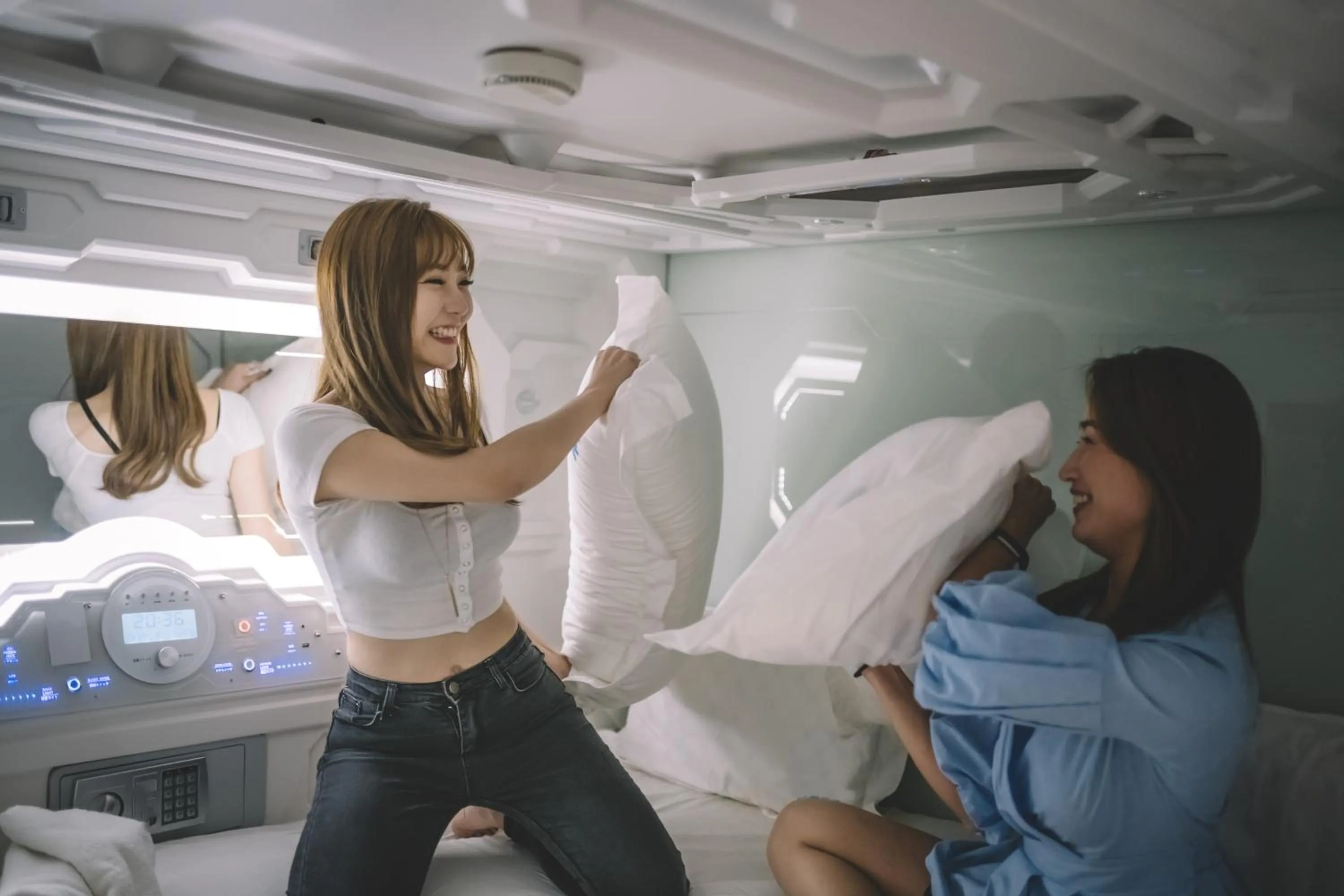 Deluxe Double Room with Bath in Space Hotel KL Sentral