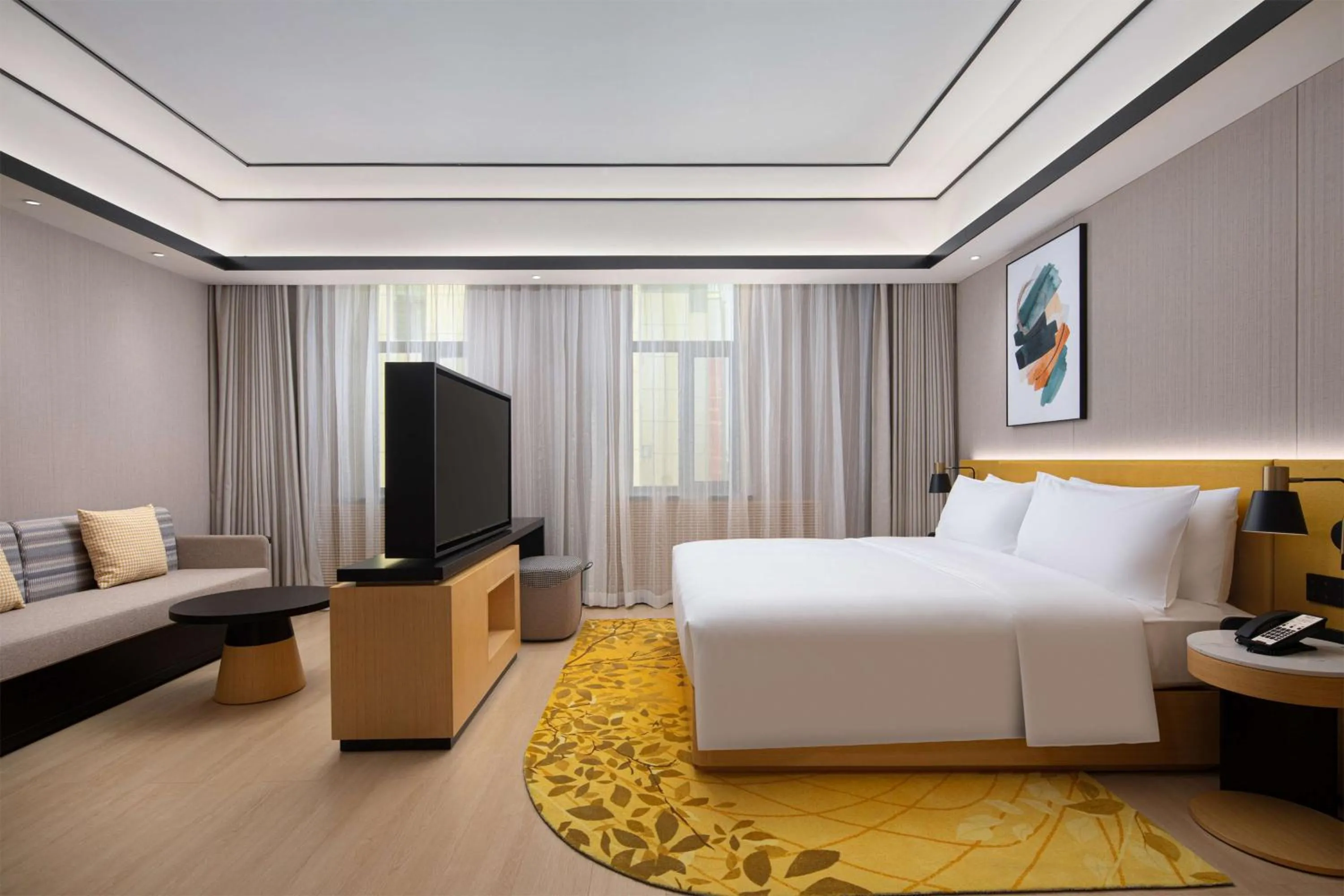 Deluxe King Room in Hilton Garden Inn Hulunbuir Hailar