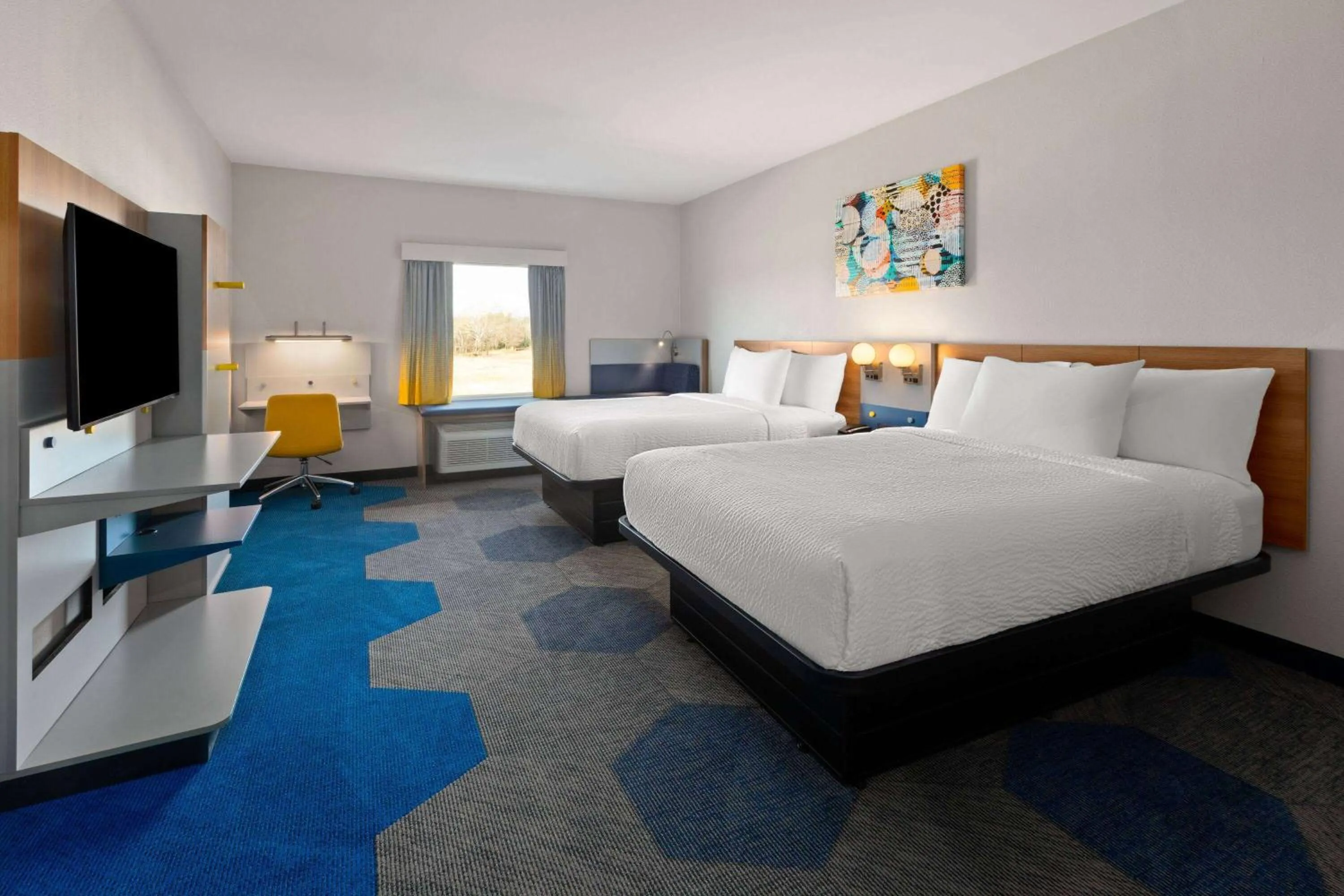 Suite with Two Queen Beds and Kitchenette - Non-Smoking in Microtel Inn & Suites by Wyndham Olive Branch