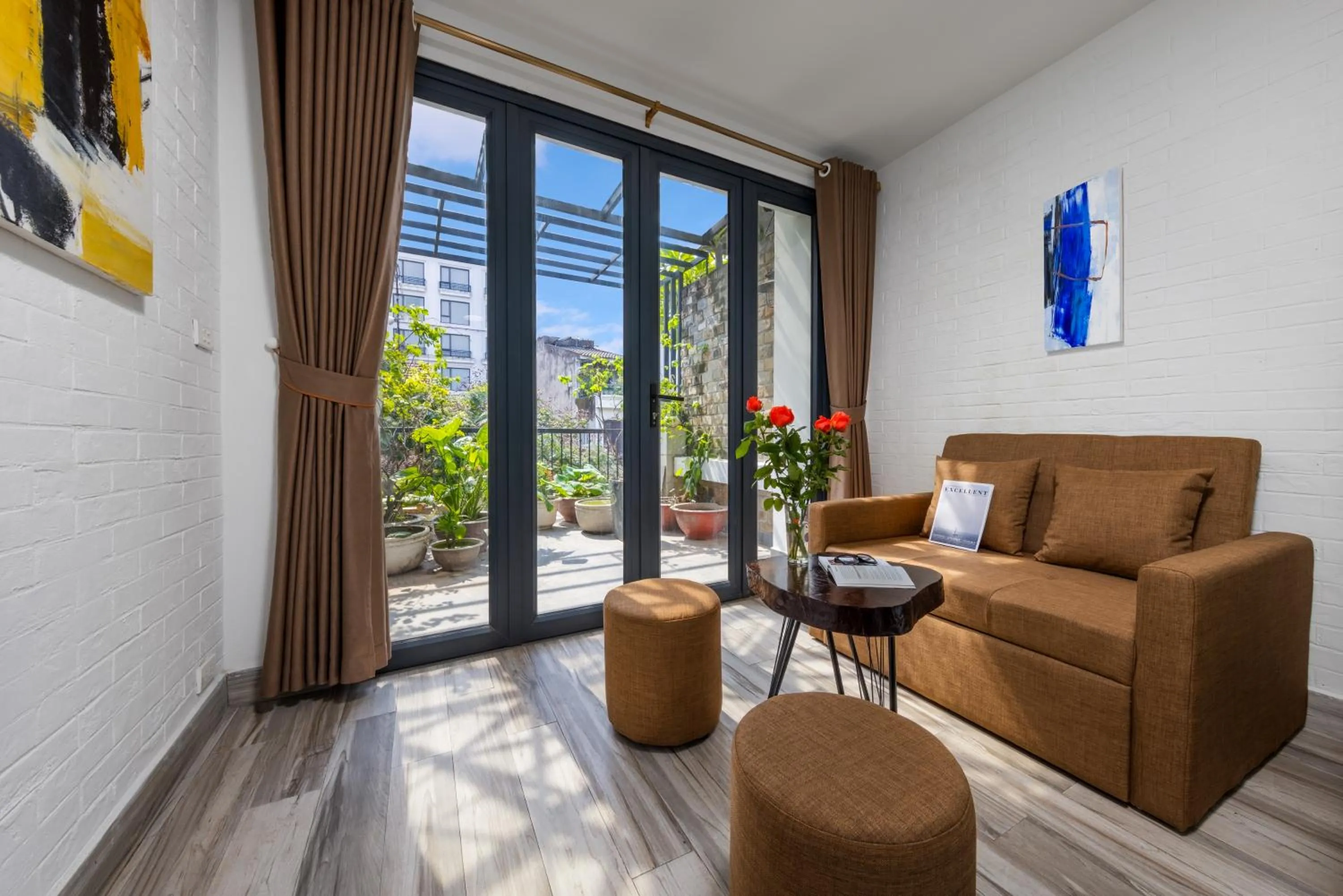 Family Room with Balcony in Hanoi Center View Hotel and Spa