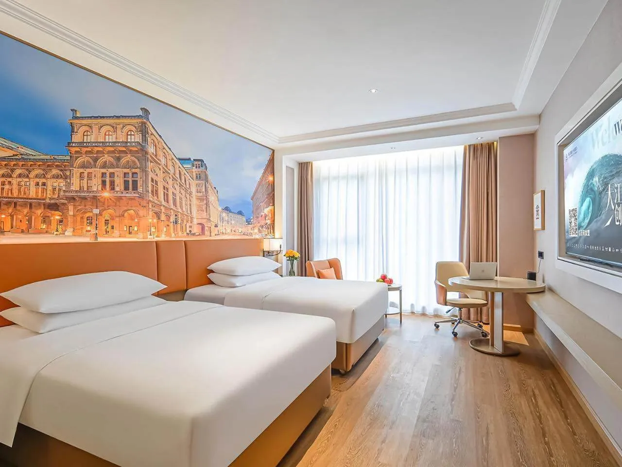Double Room - single occupancy in Vienna Hotel Jiangjin Wanda Plaza Shengquansi Subway Station
