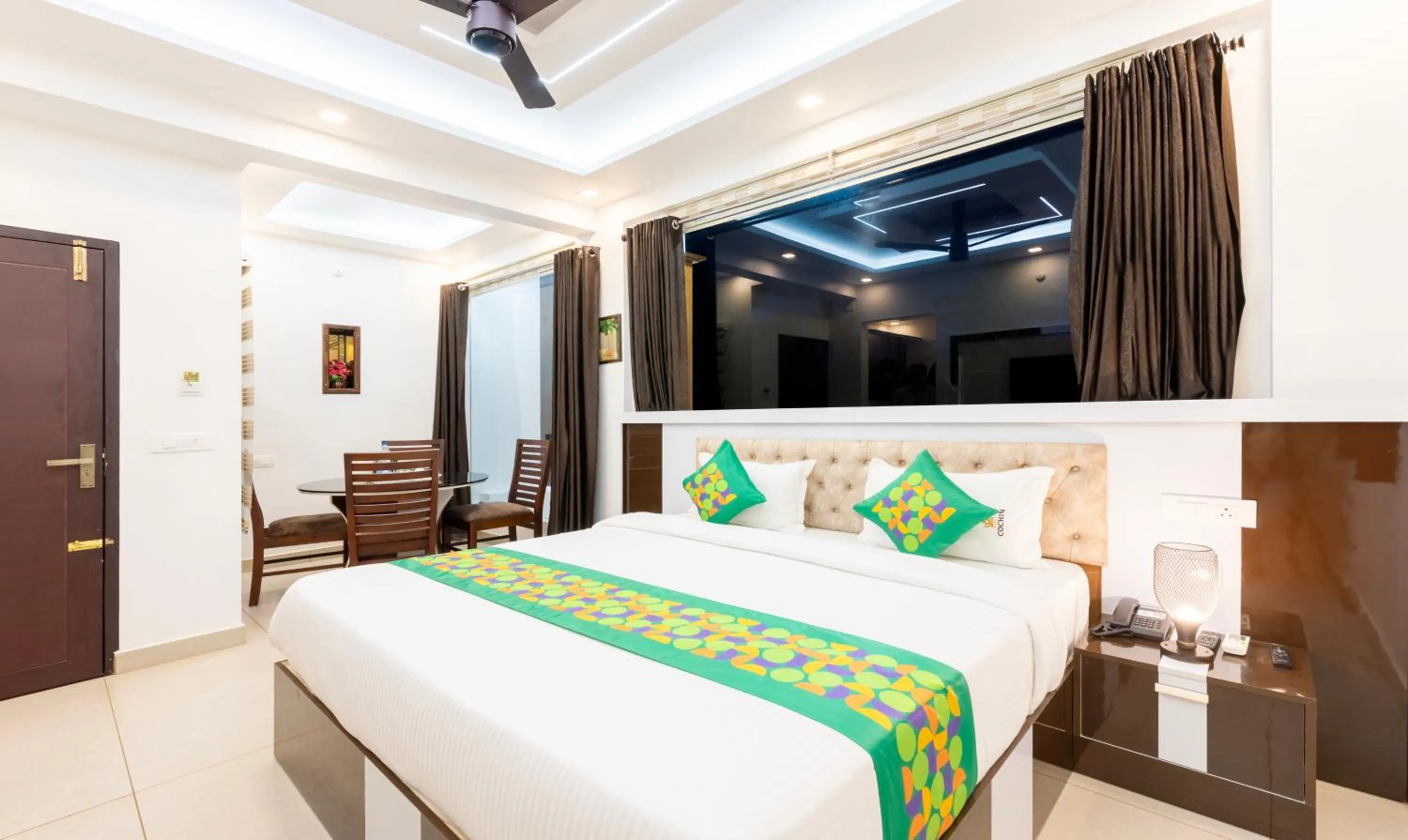 Spacious Superior Room With City View - single occupancy in Treebo Premium Cochin Airport, 5 min From Cochin Airport