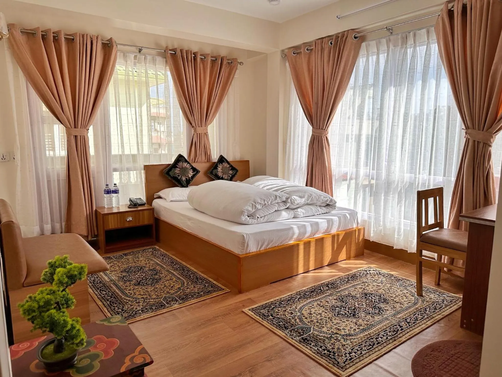 Deluxe Double Room with Balcony - single occupancy in Shakya House