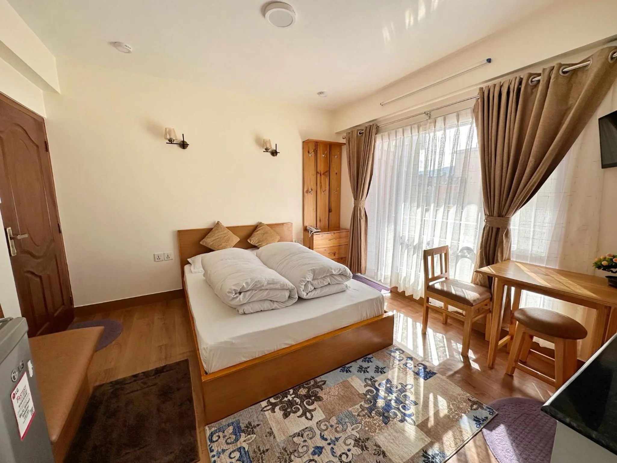 Studio with Garden View - single occupancy in Shakya House