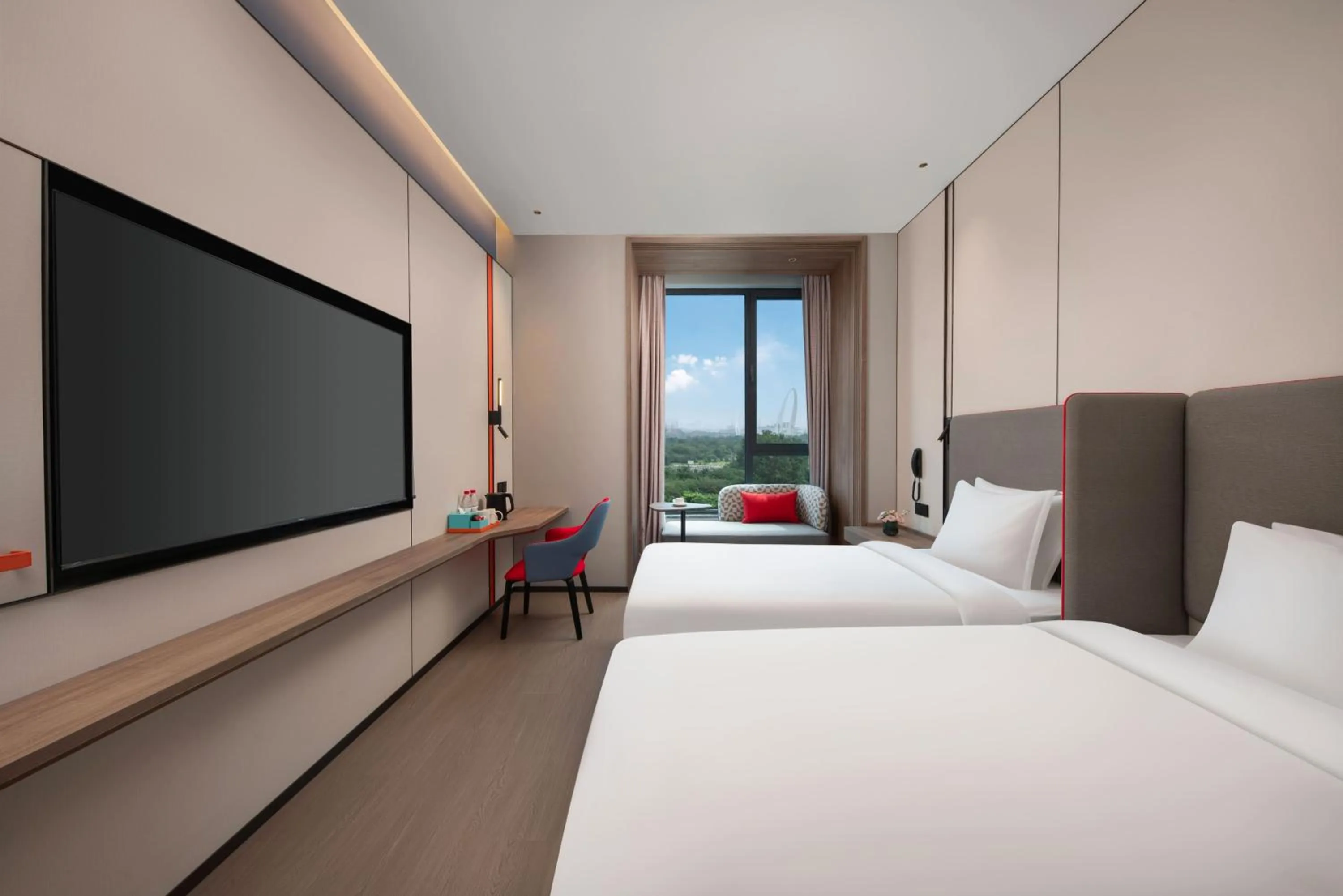 2 Single Standard City View in Holiday Inn Express Beijing Mentougou by IHG