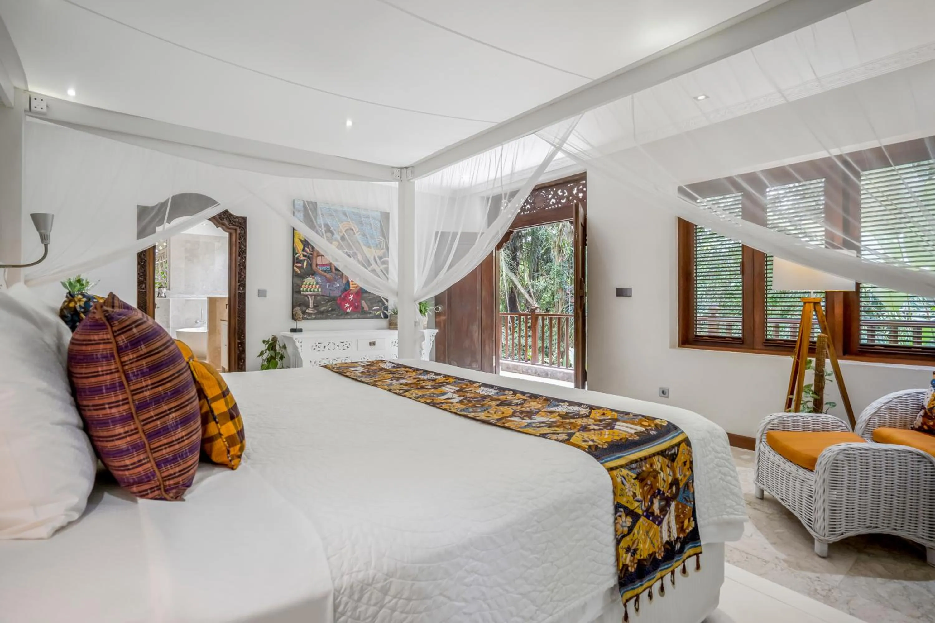 Sungai Deluxe Double or Twin Room in Kano Sari Ubud Villas