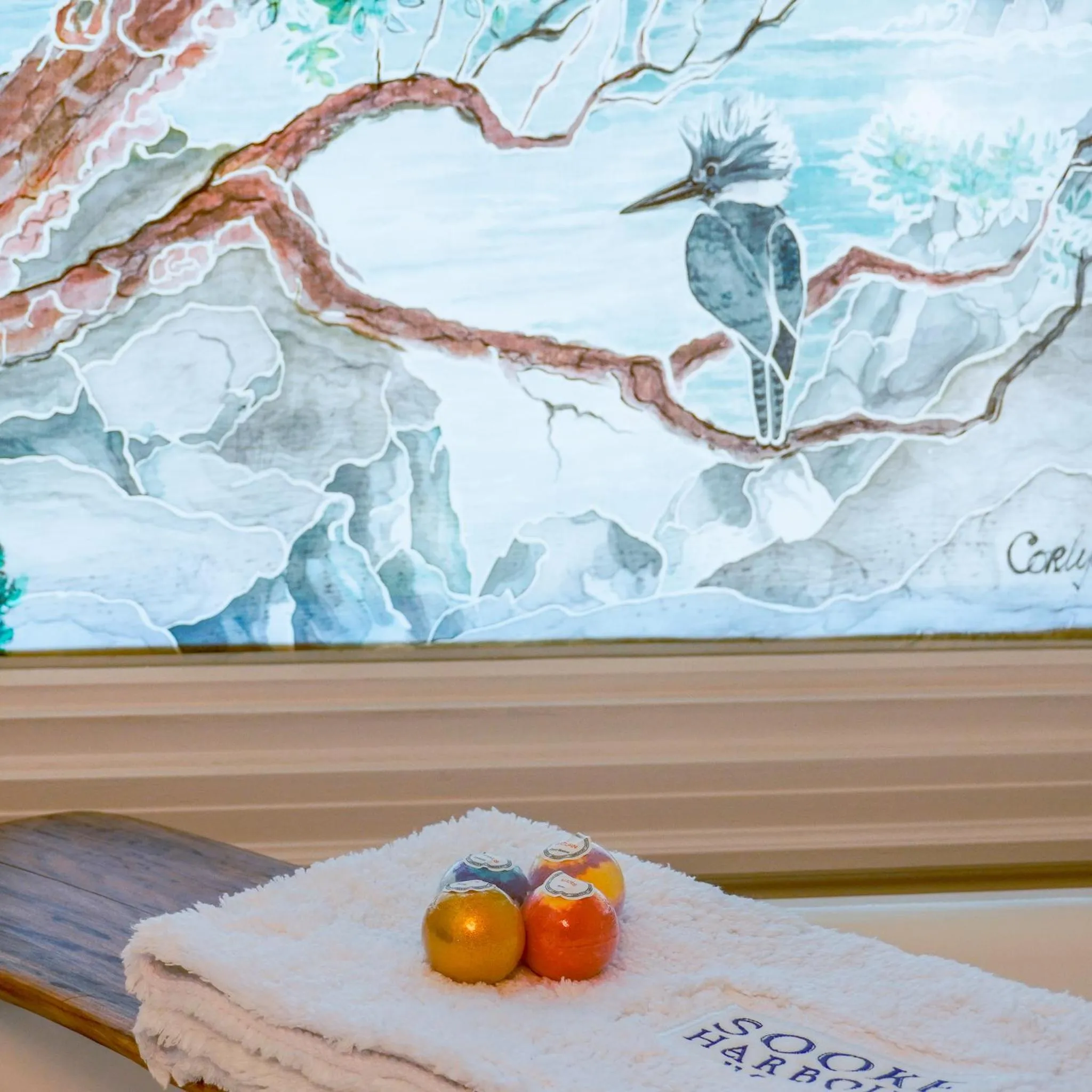 Deluxe Suite with Spa Bath in Sooke Harbour House