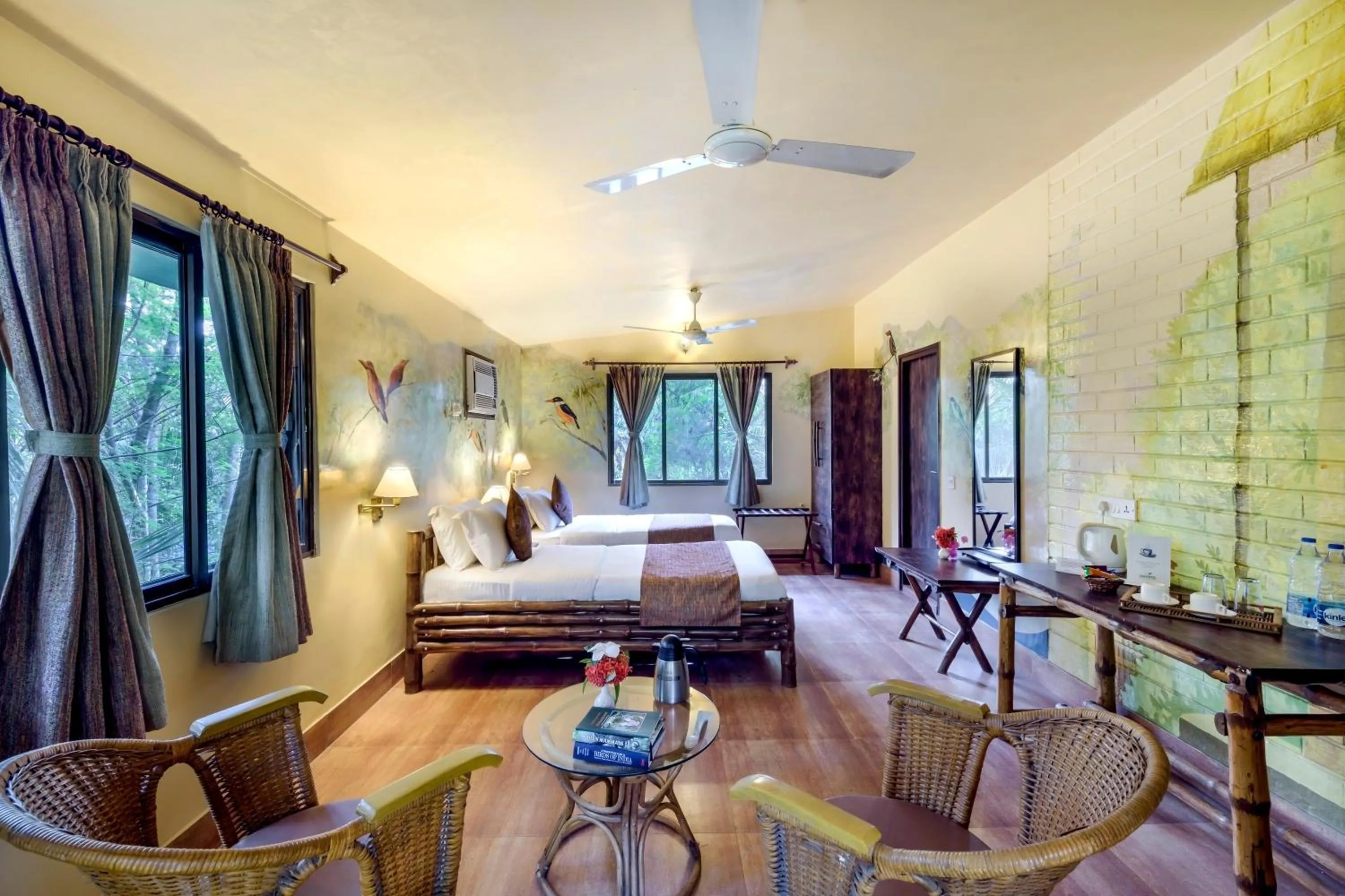 Twin Room with Garden View in Sunderban Tiger Camp