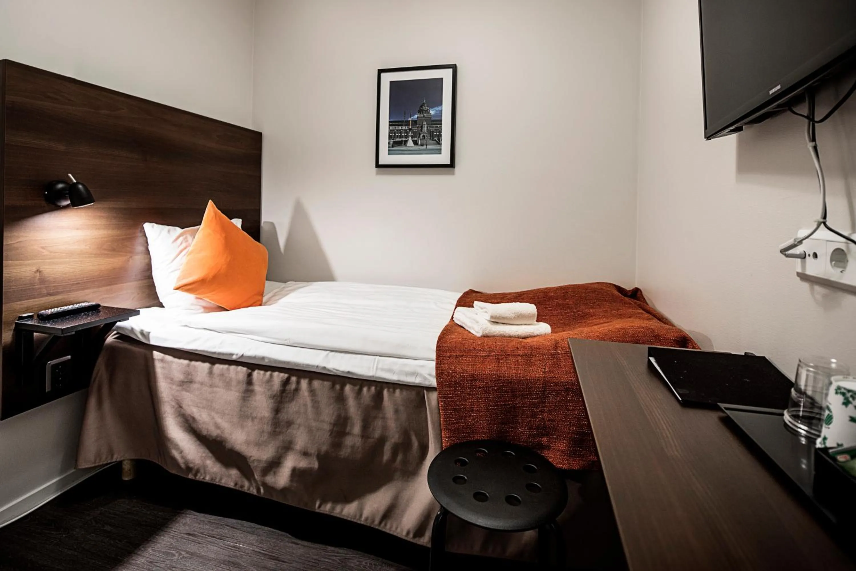 Small Single Room without Window in Best Western Hotel Solna