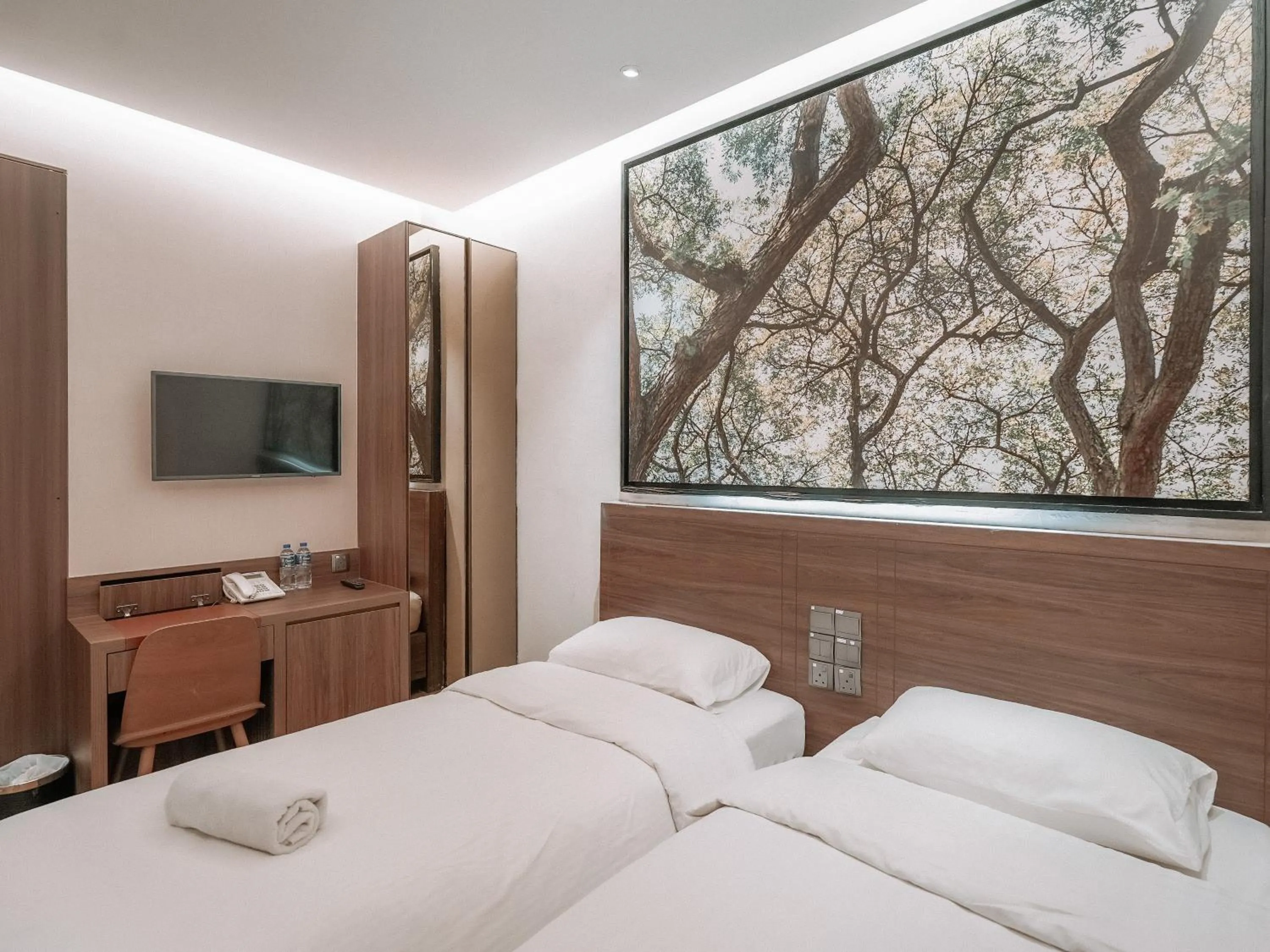  Superior Twin, No Window in A Hotel Bugis