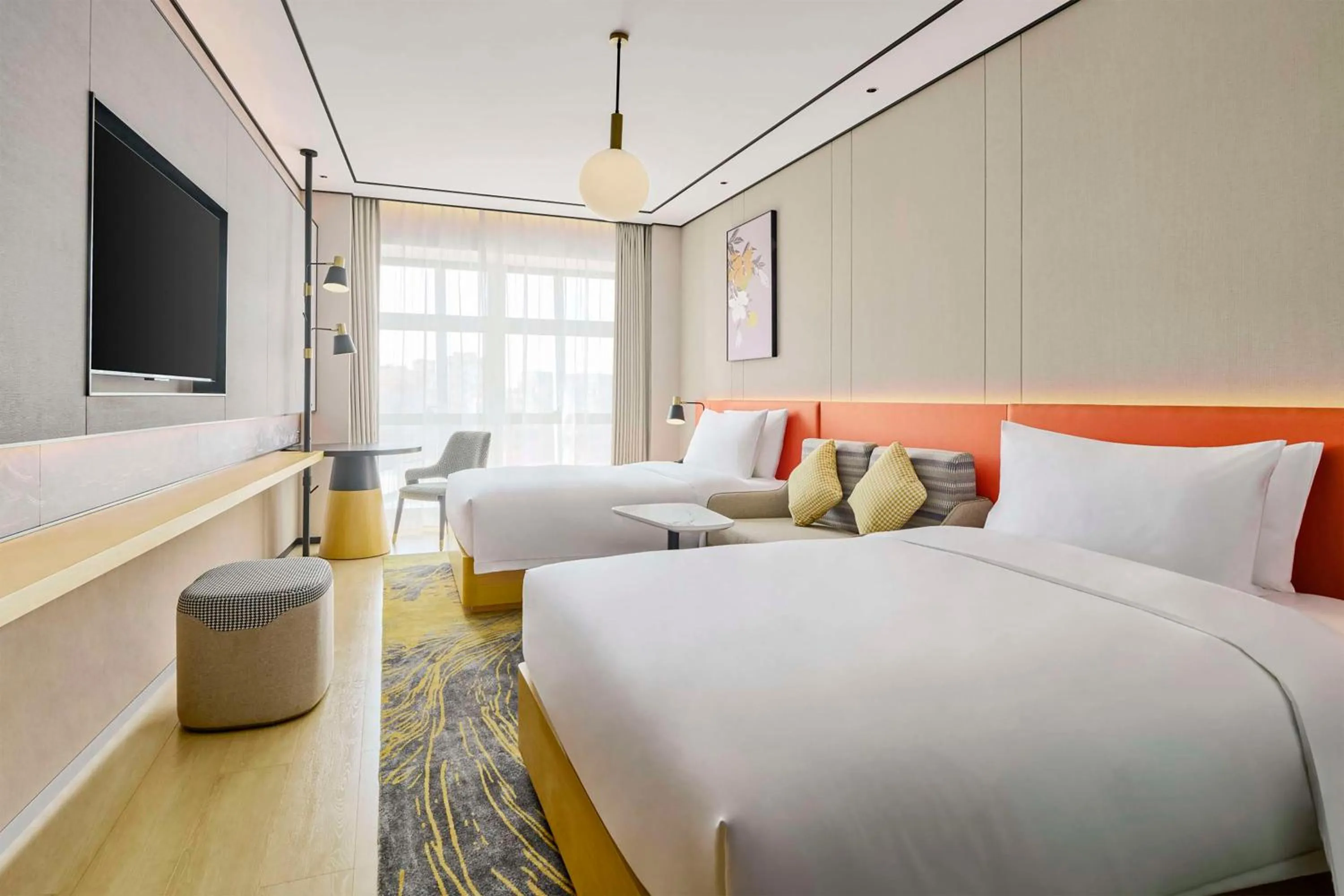 Deluxe Twin Room in Hilton Garden Inn Foshan Lishui-Free Shuttle Bus for Canton Fair