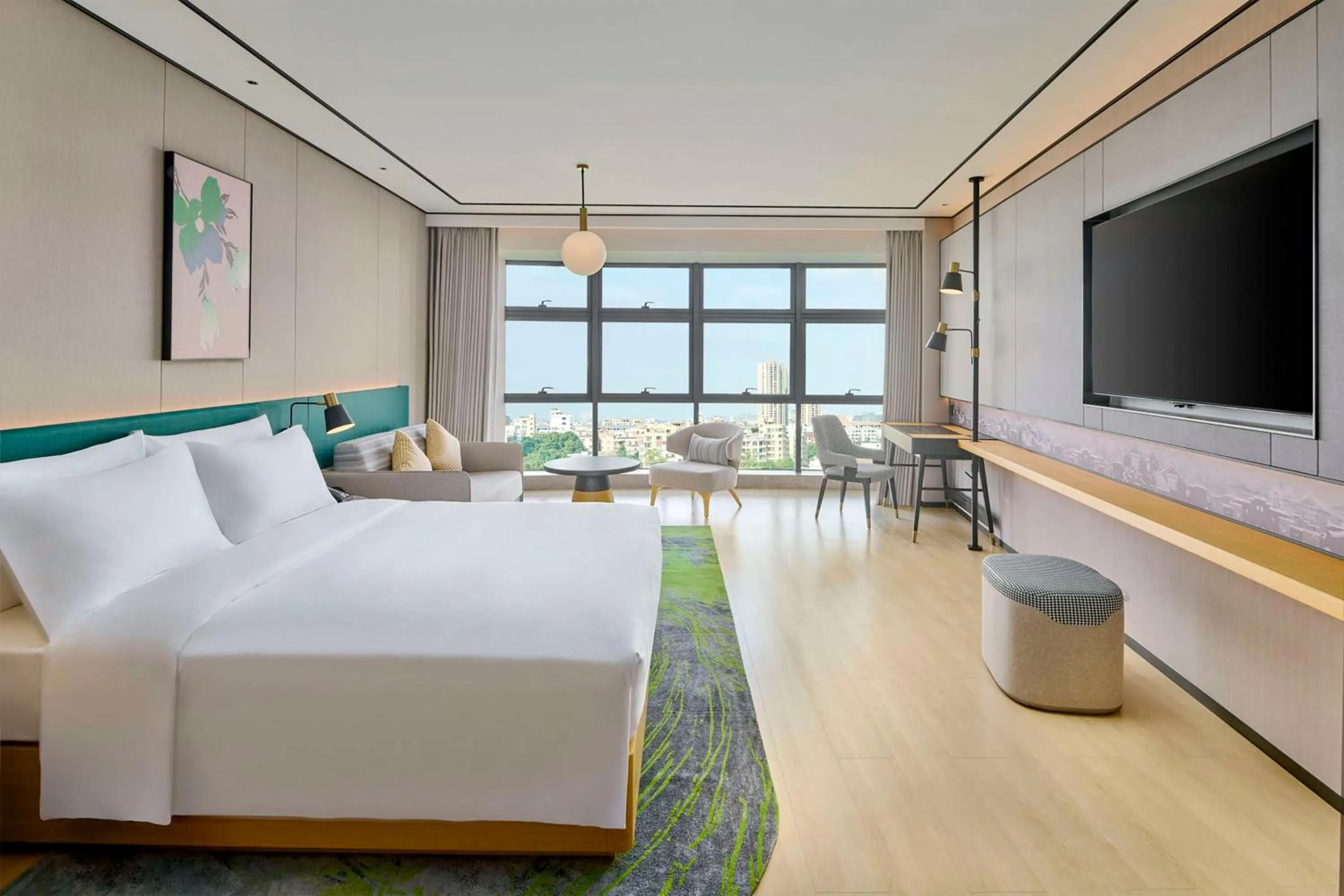 Deluxe King Room in Hilton Garden Inn Foshan Lishui-Free Shuttle Bus for Canton Fair