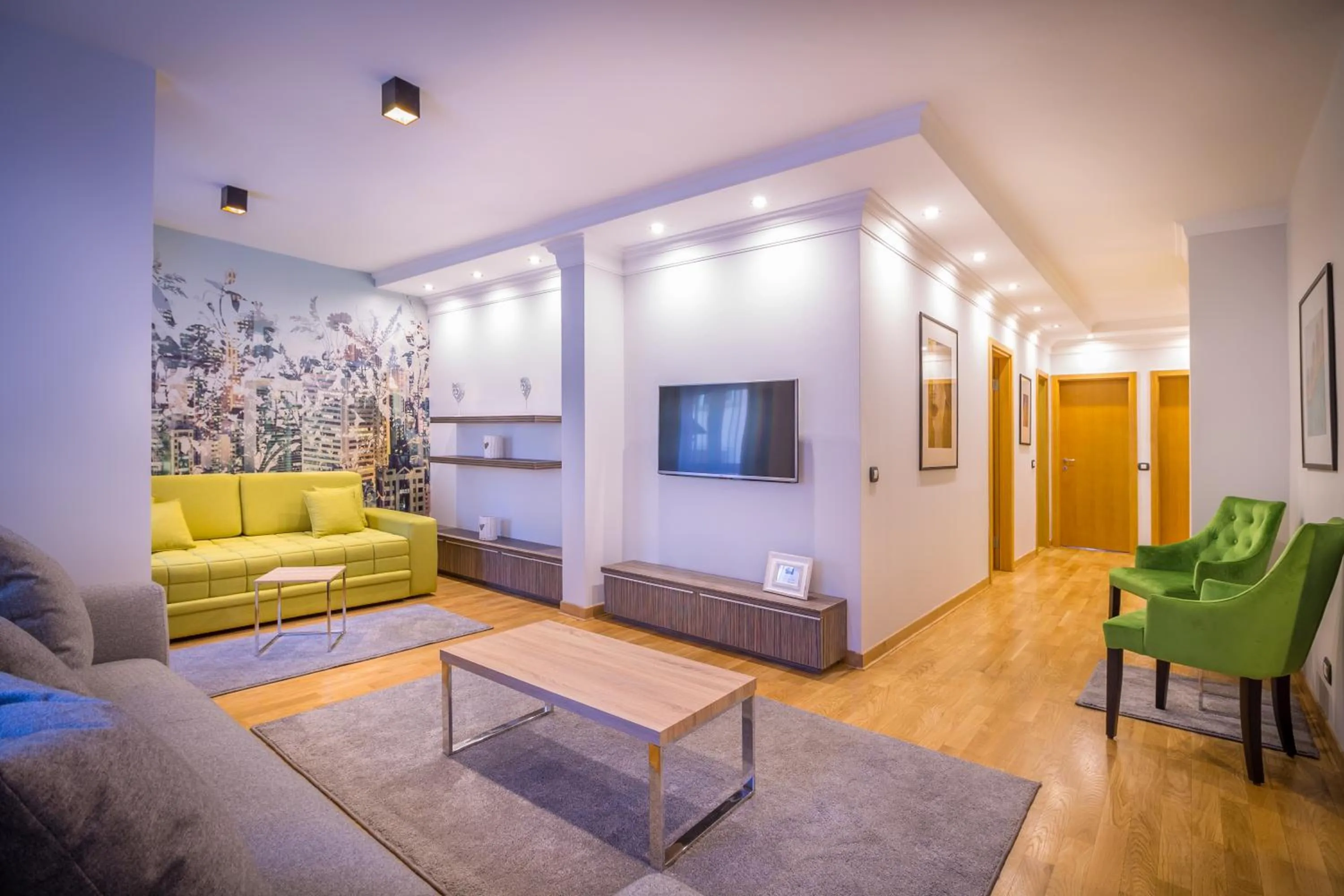 Three-Bedroom Apartment with Terrace in Feel Belgrade Apartments
