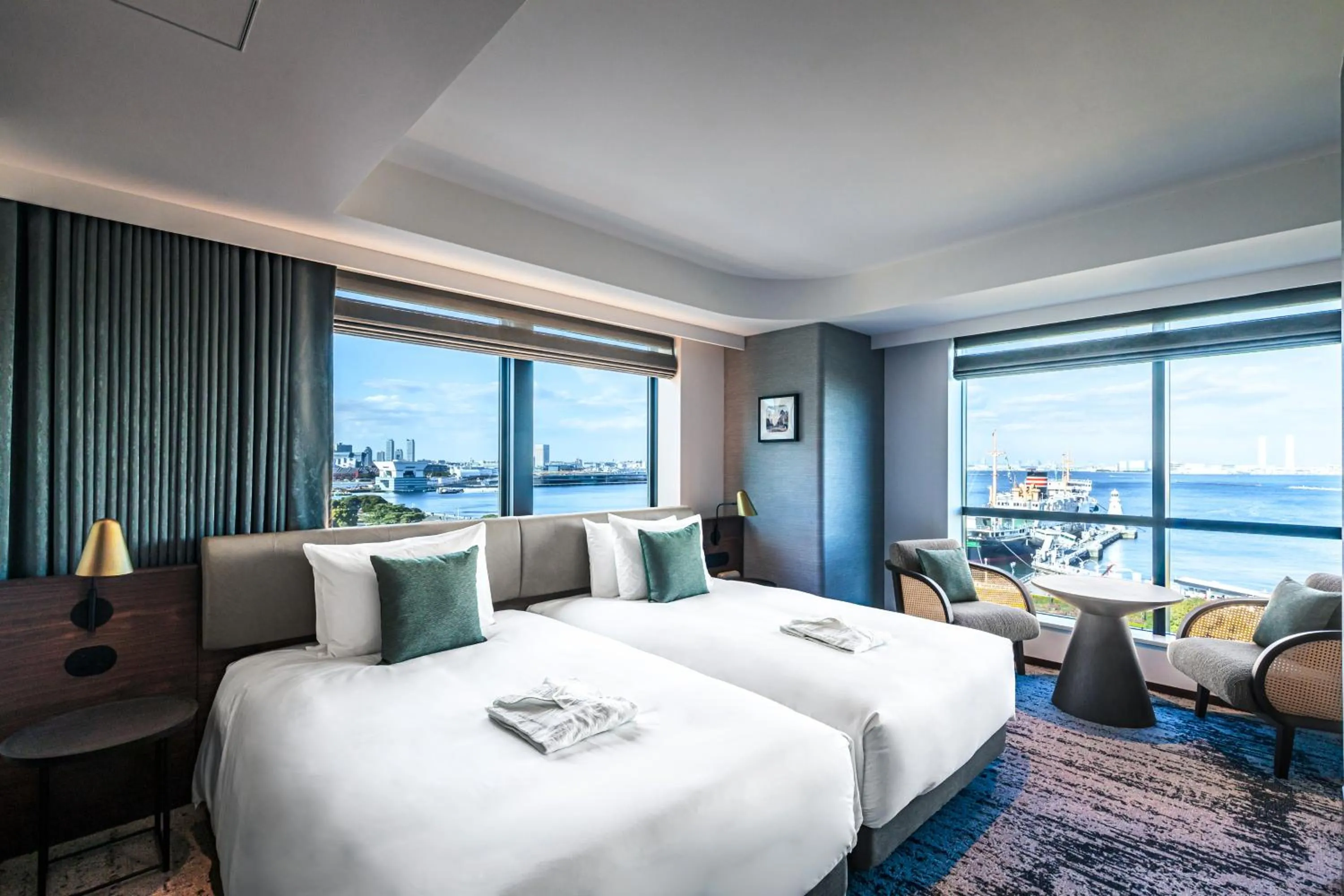 Deluxe Corner Twin Room - Non-Smoking in The Gate Hotel Yokohama by Hulic