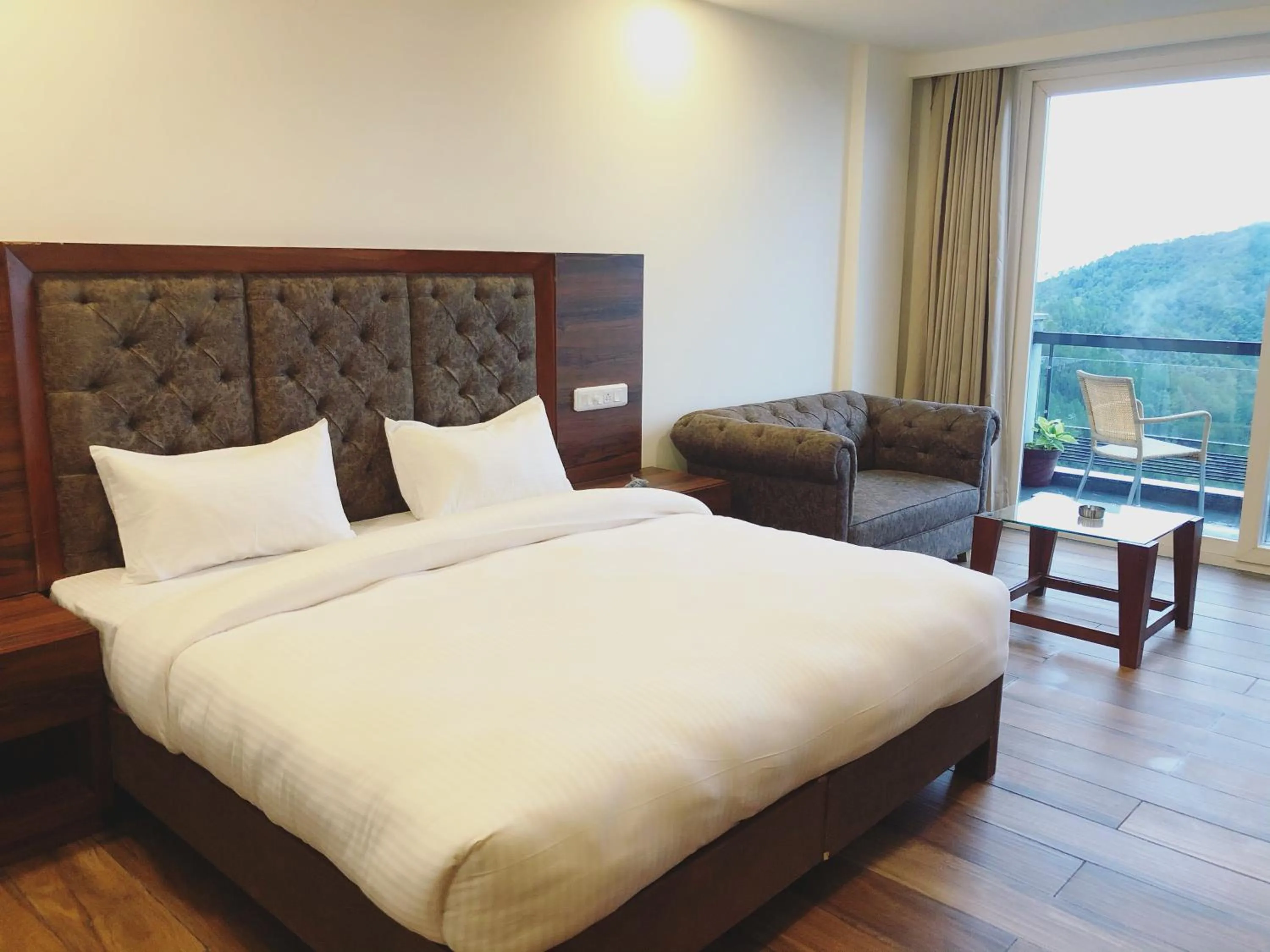 King Room with Balcony in Hotel Chail Residency
