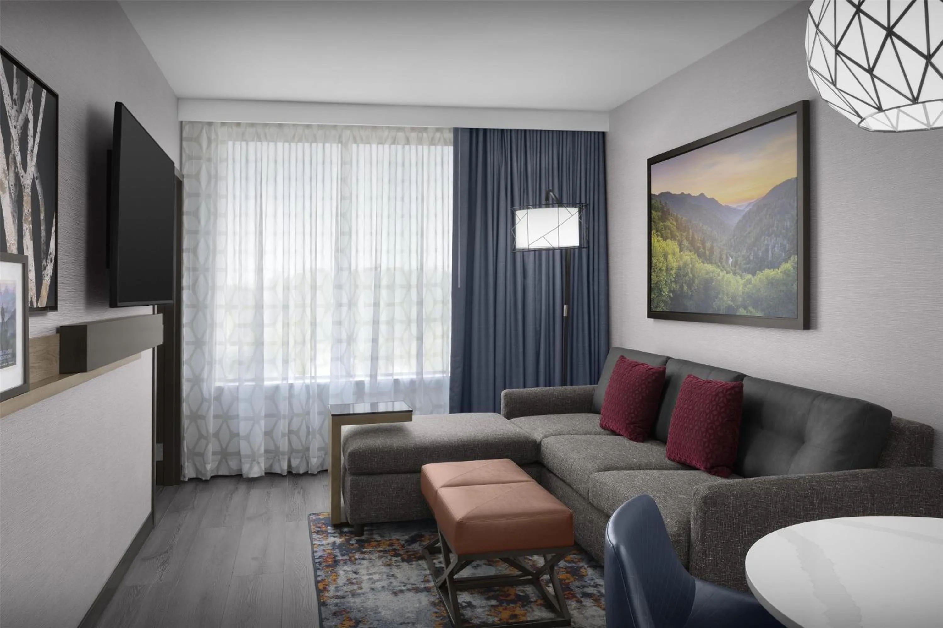 Two-Room Queen Suite with Two Queen Beds in Embassy Suites By Hilton Pigeon Forge Resort