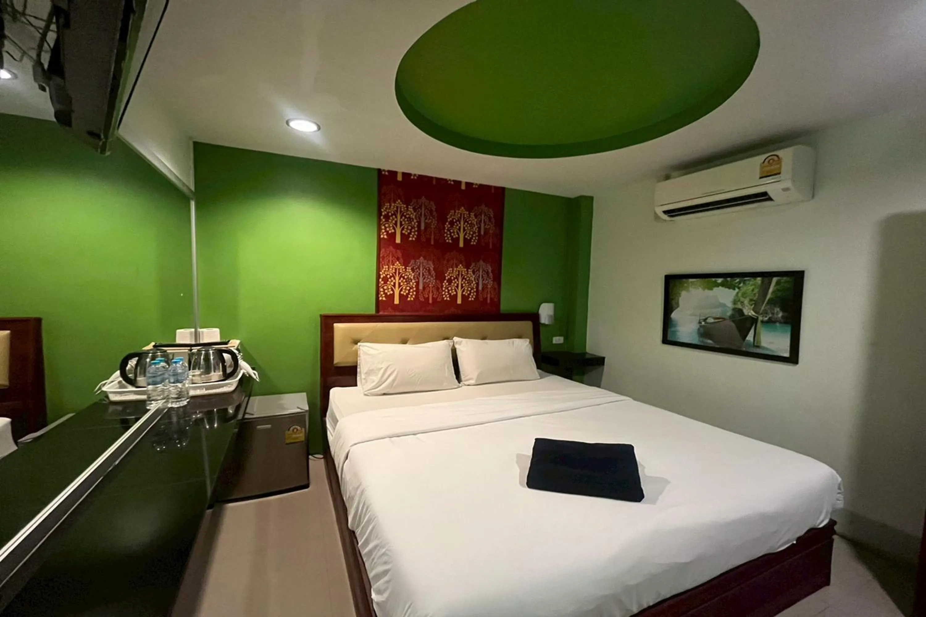 Double Room without window with Private Bathroom  in Krabi Orchid Hometel