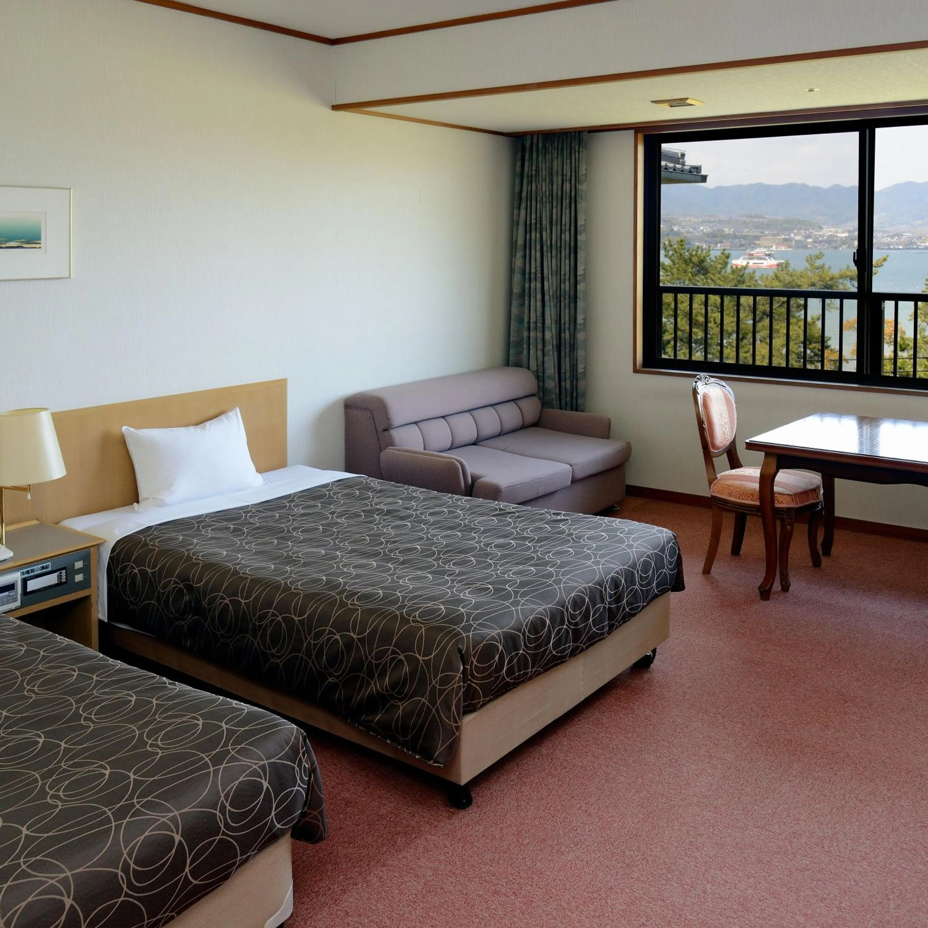 Twin Room with Private Bathroom in Miyajima Morinoyado