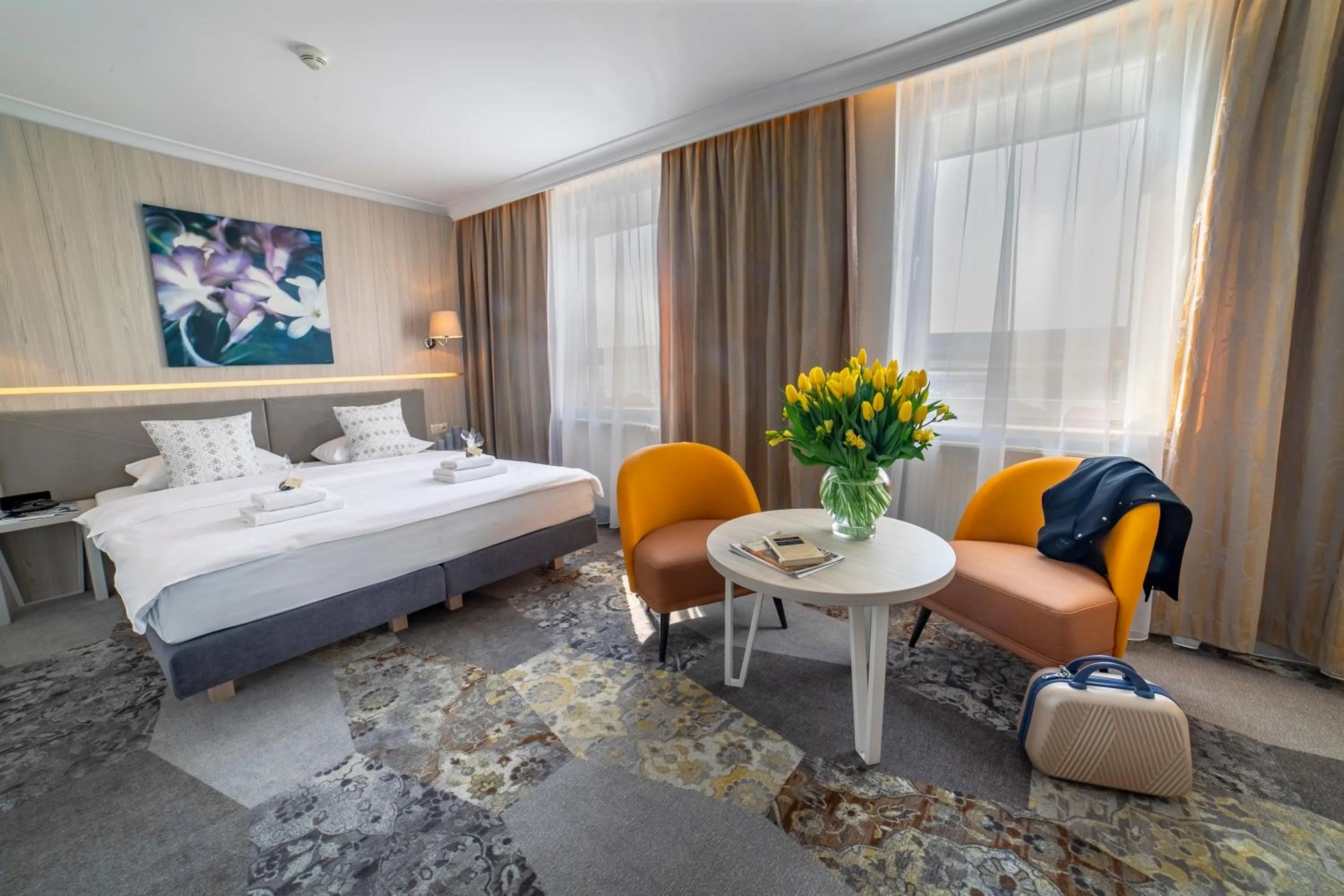 Bed in Hotel Victoria