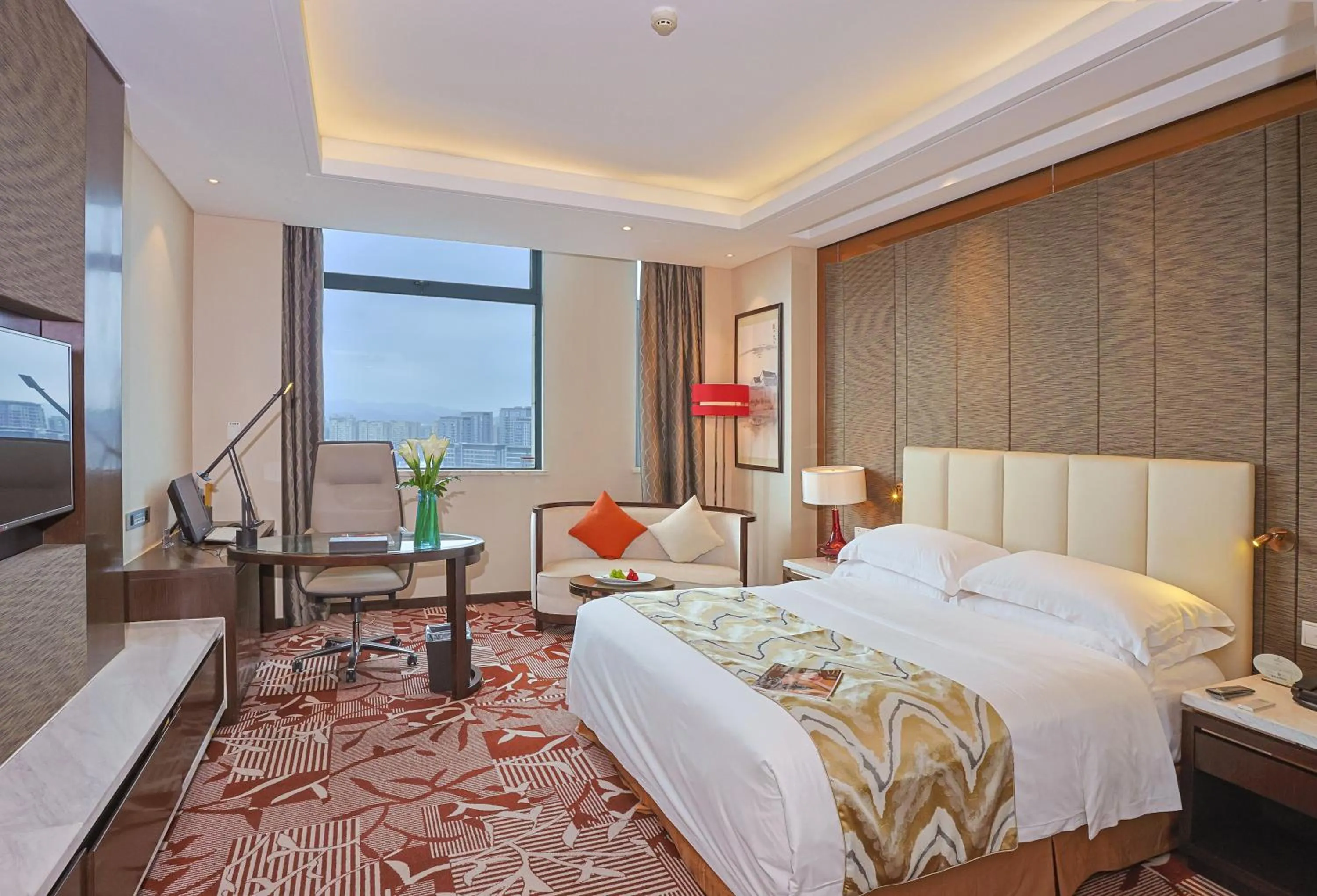 Executive Queen Room with City View in Yiwu Shangcheng Hotel