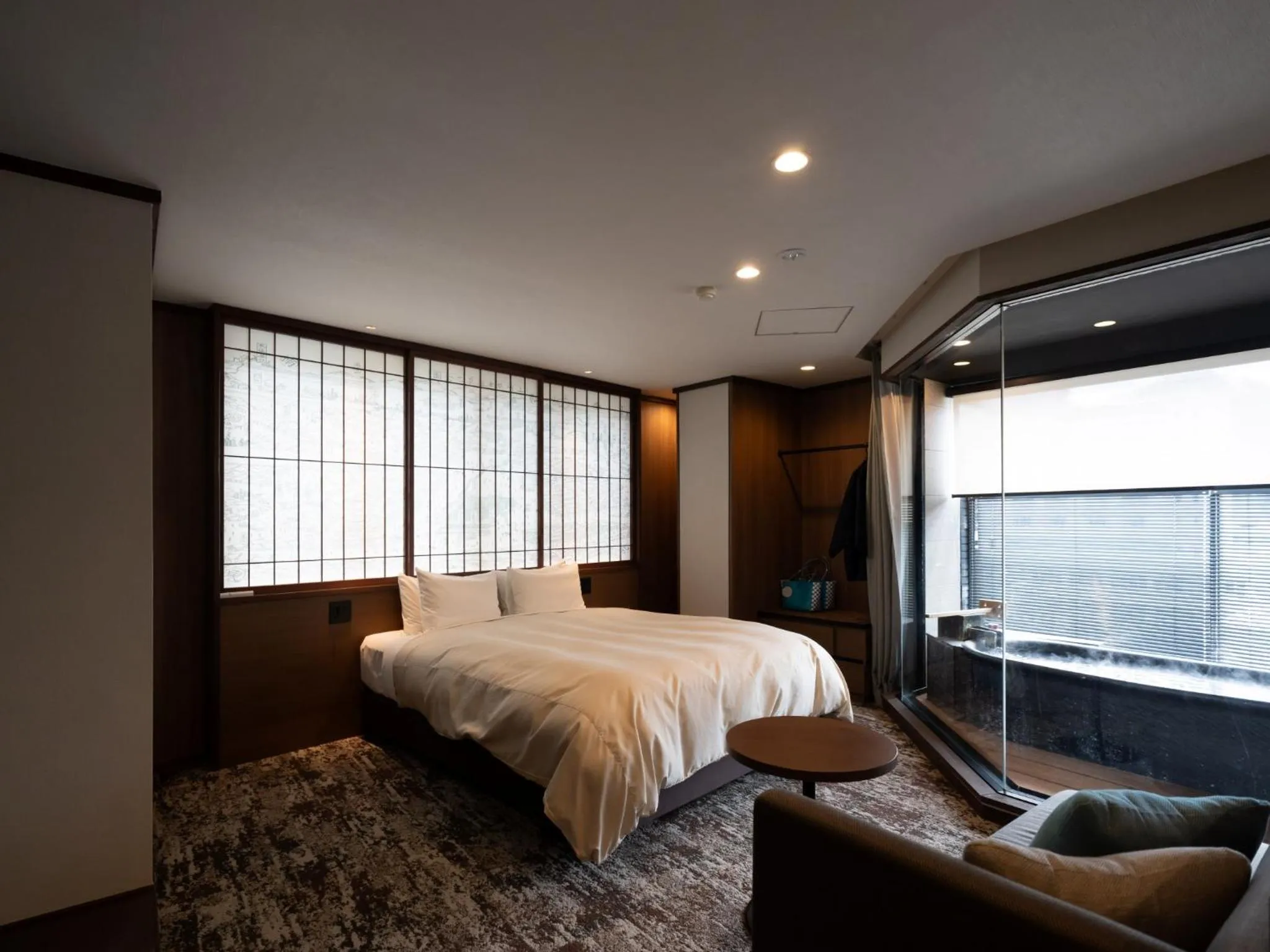 Double Room with Kitchenette and Open-Air Bath - single occupancy in Gensen Ichinoyu