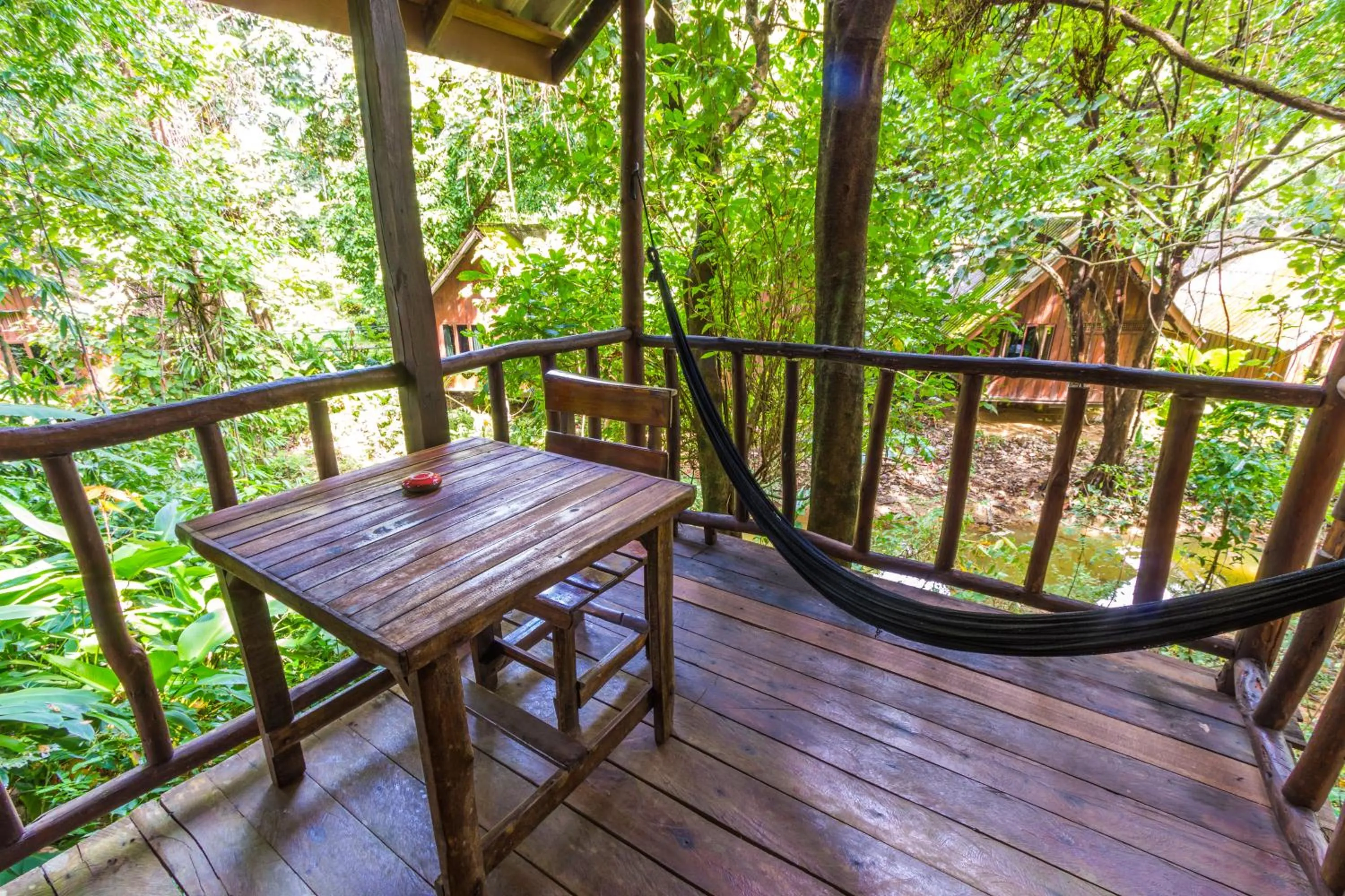 Double or Twin Room with Garden View in Khao Sok Riverside Cottages