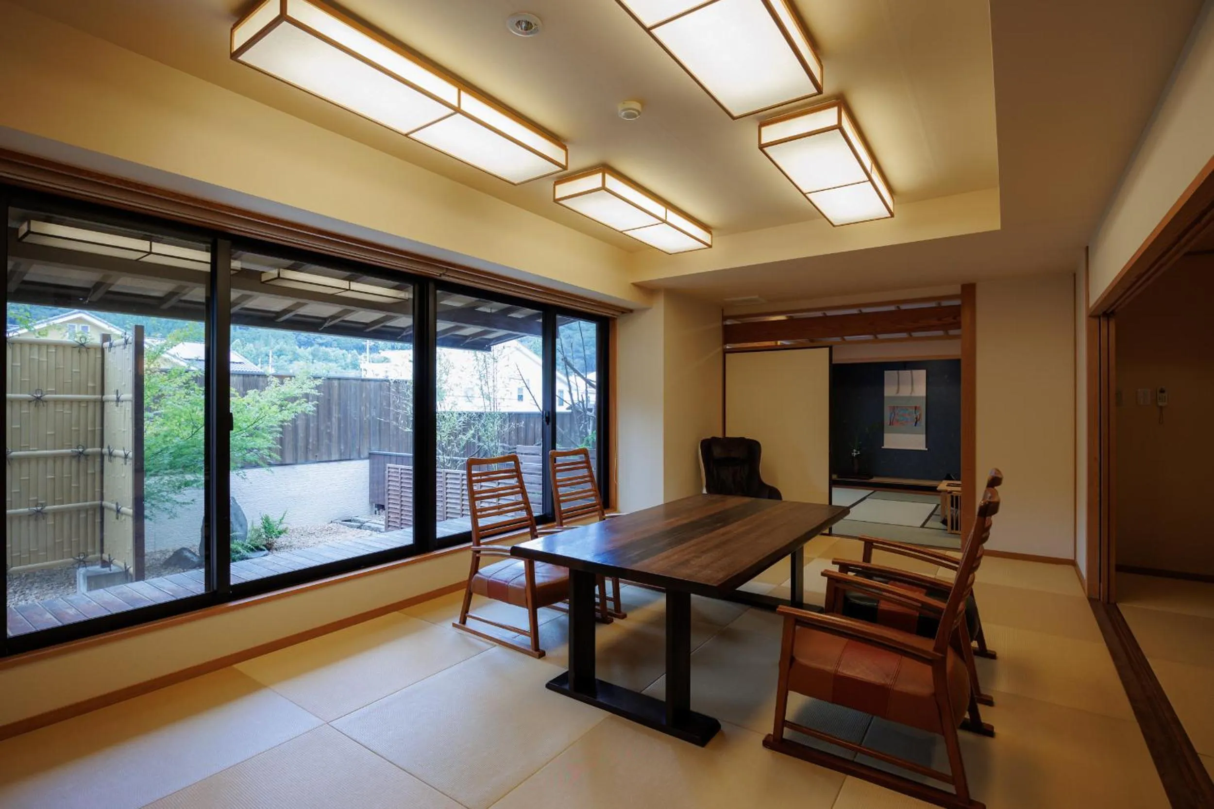 Japanese-Style Deluxe Suite with Open Air Bath in Kifuno Sato