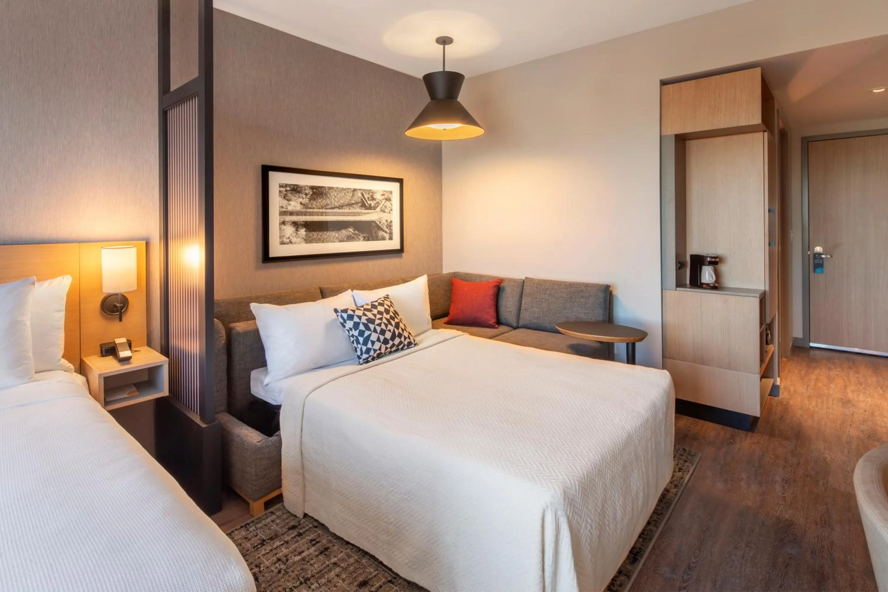 Queen Room with Two Queen Beds and Sofa Bed - View in Hyatt Place Reno