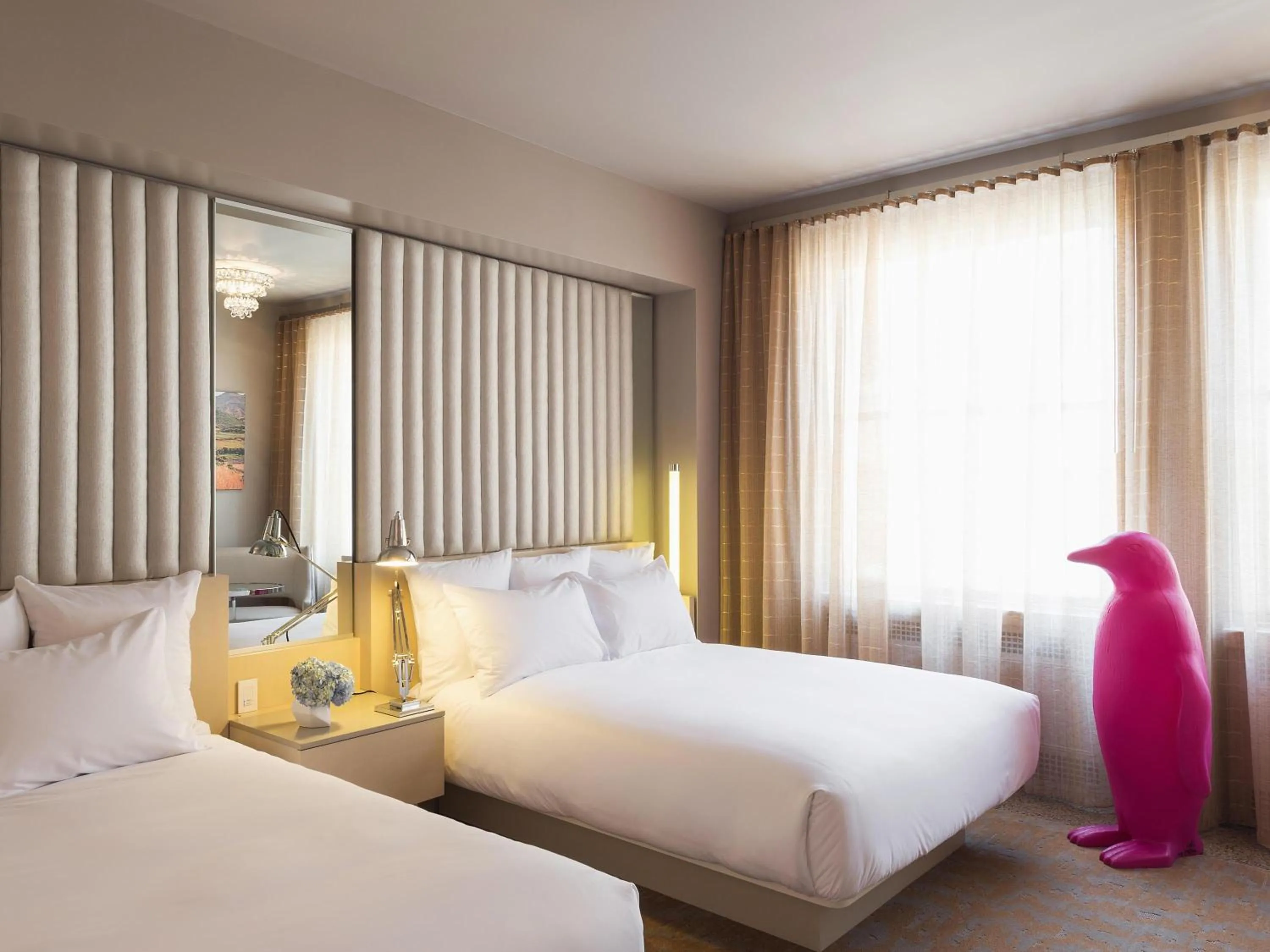 Deluxe Queen Room in 21c Museum Hotel Durham